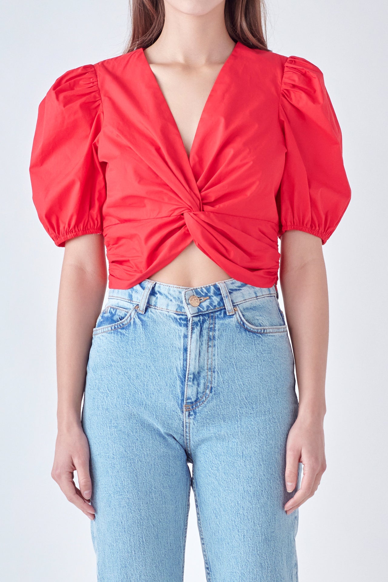 ENGLISH FACTORY - Twist Detail Top - TOPS available at Objectrare
