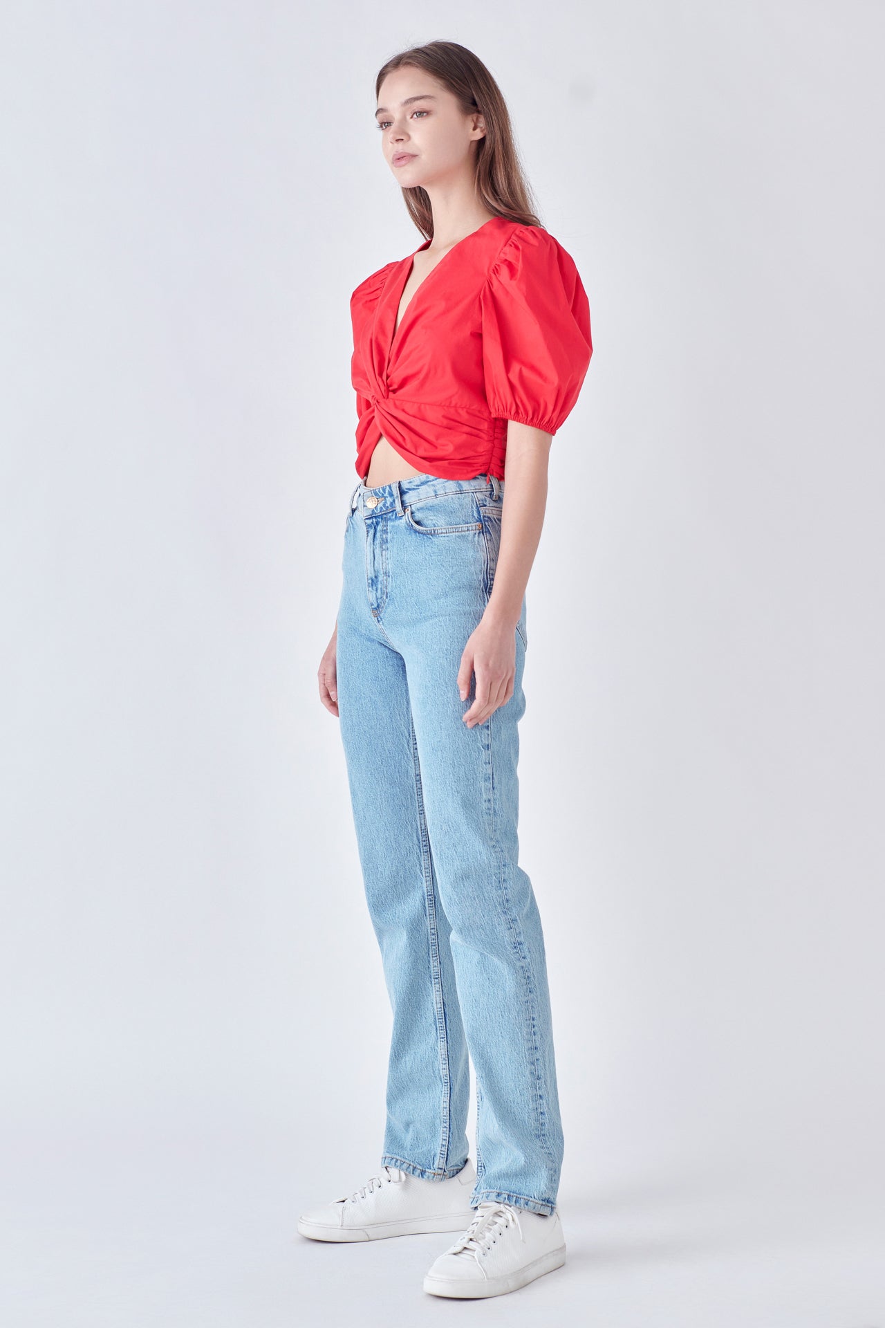 ENGLISH FACTORY - Twist Detail Top - TOPS available at Objectrare