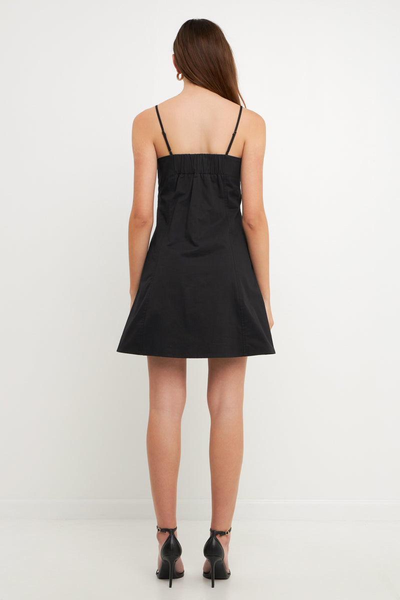 ENDLESS ROSE - Sweetheart Neckline Mini Dress - DRESSES available at Objectrare