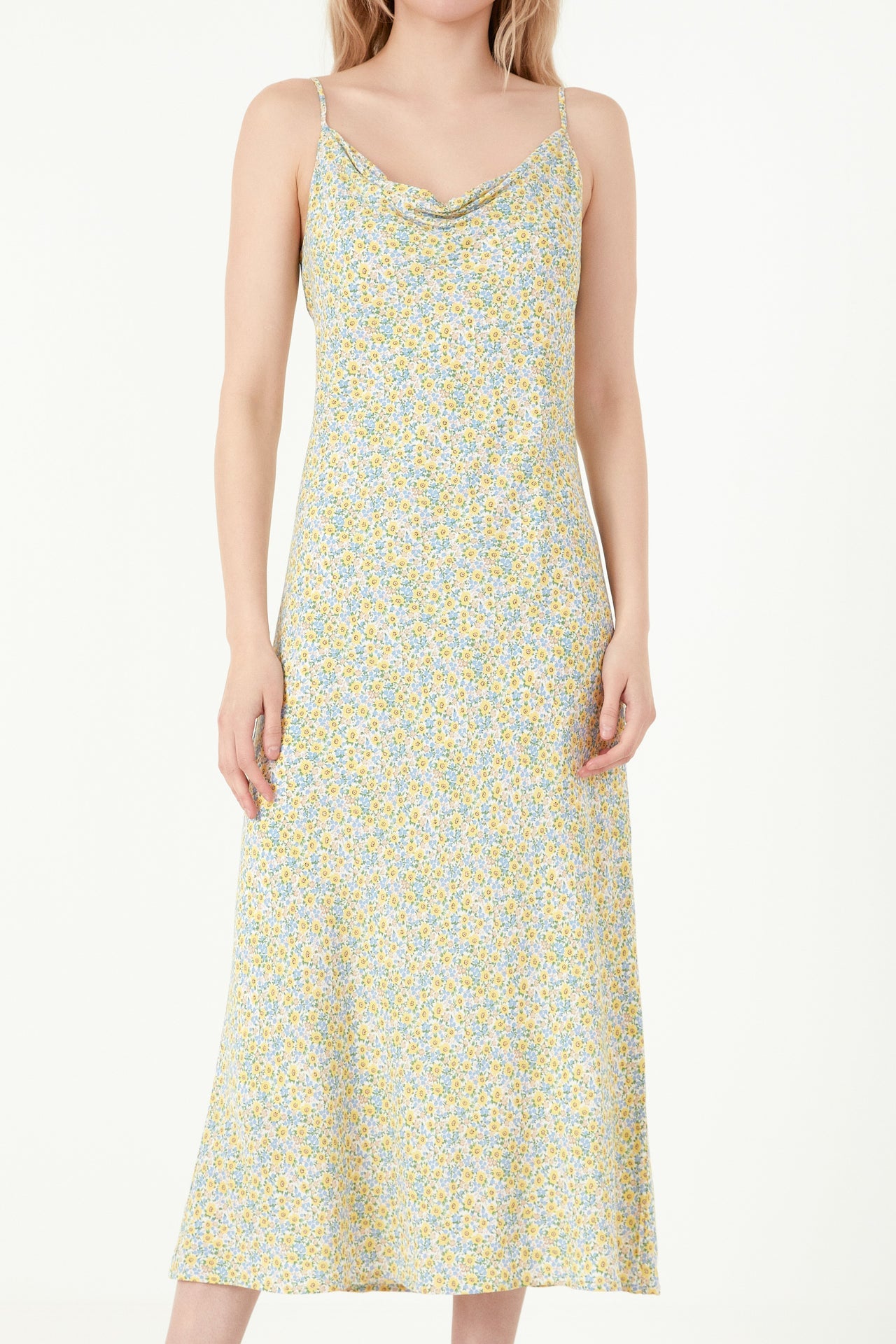 FREE THE ROSES - Floral Midi Dress - DRESSES available at Objectrare