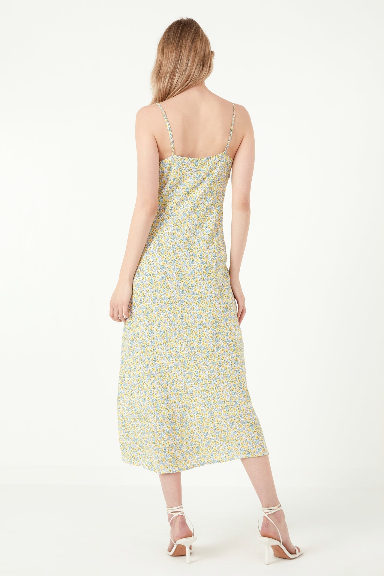 FREE THE ROSES - Floral Midi Dress - DRESSES available at Objectrare