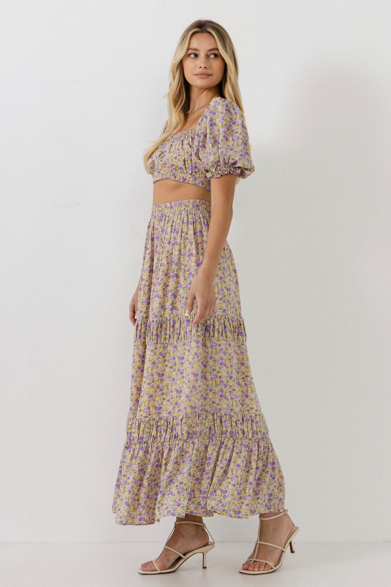 ENGLISH FACTORY - Women Woven Floral Cropped Blouse - TOPS available at Objectrare