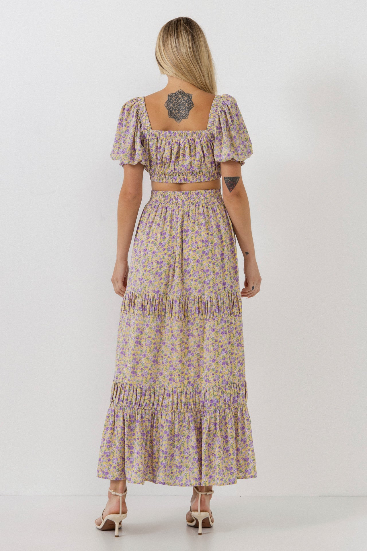 ENGLISH FACTORY - Women Woven Floral Cropped Blouse - TOPS available at Objectrare