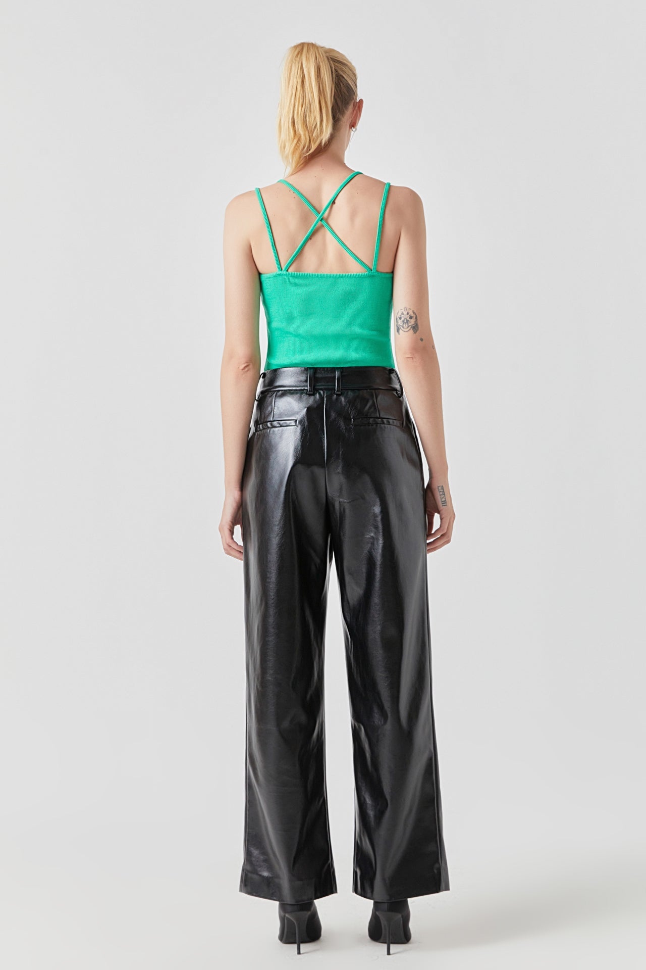 GREY LAB - 2 Straps Knit Bodysuit - BODYSUIT available at Objectrare