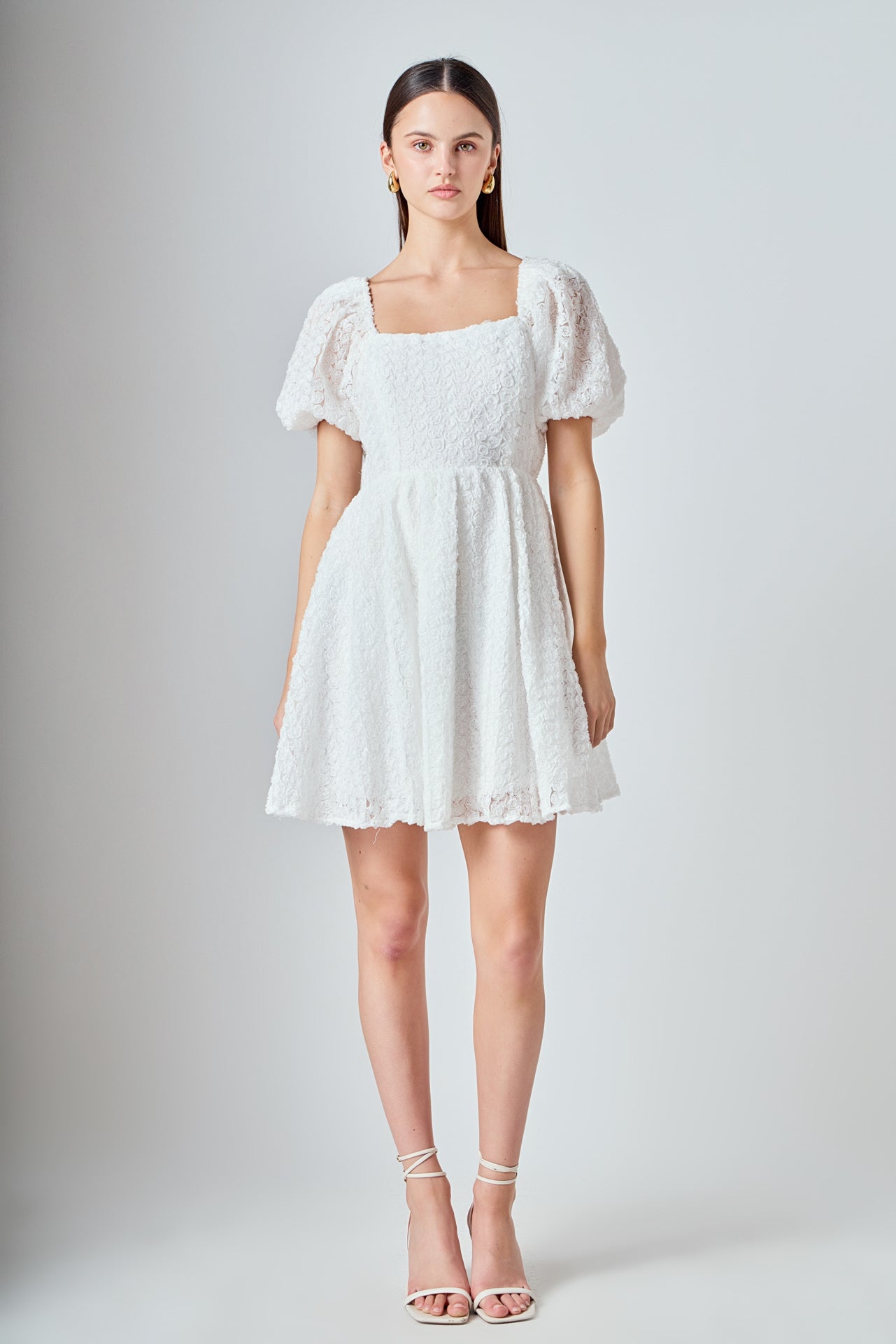ENDLESS ROSE - Floral Mini Dress - DRESSES available at Objectrare