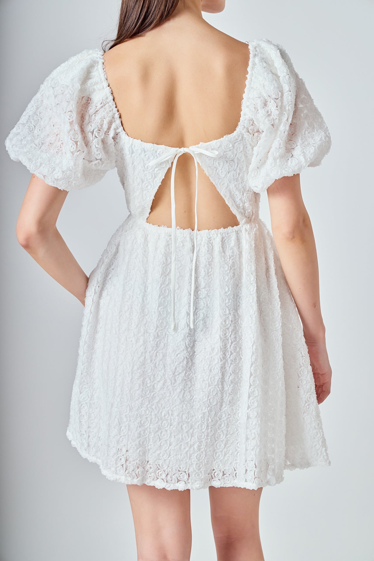 ENDLESS ROSE - Floral Mini Dress - DRESSES available at Objectrare