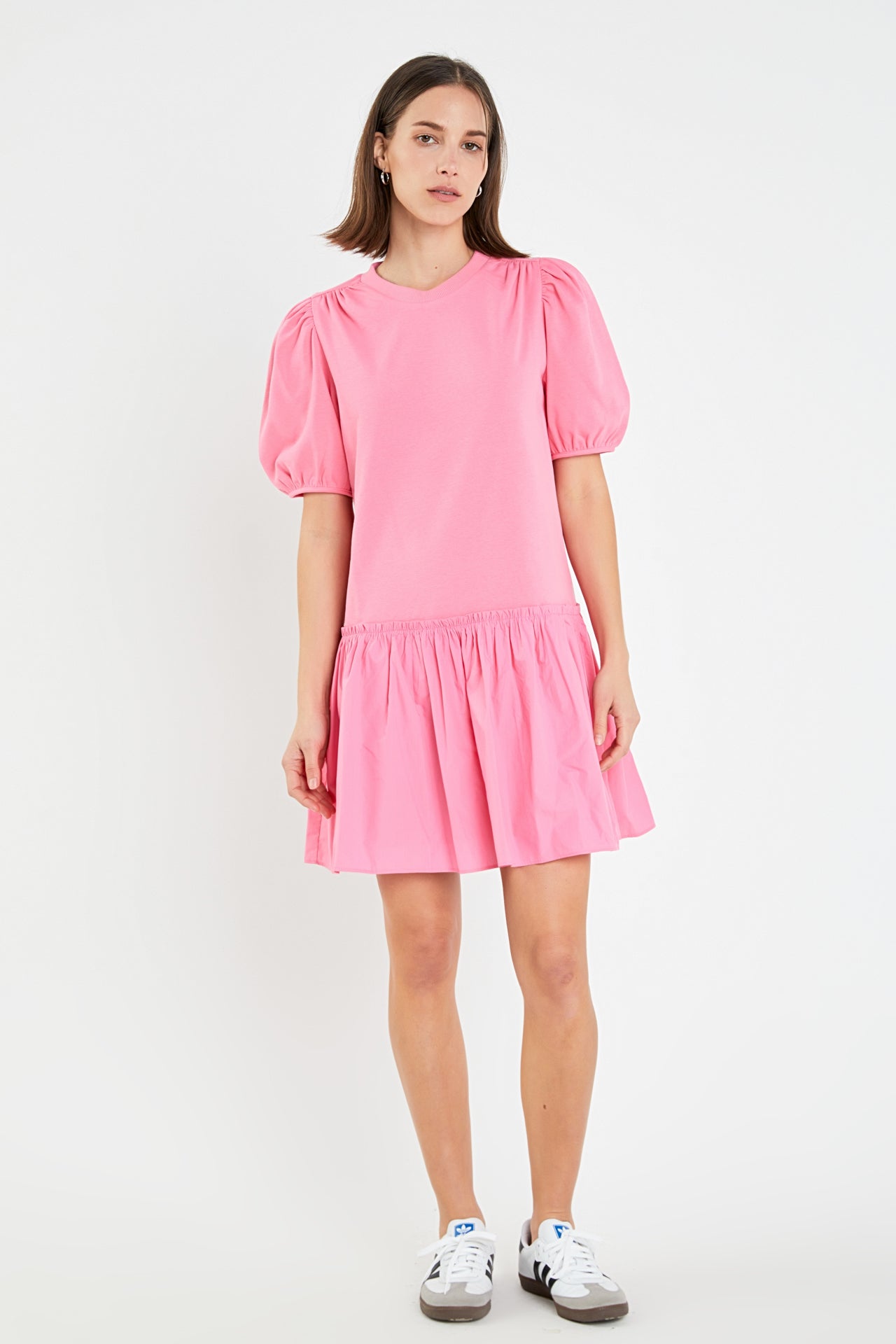 ENGLISH FACTORY - Mixed Media Mini Dress - DRESSES available at Objectrare