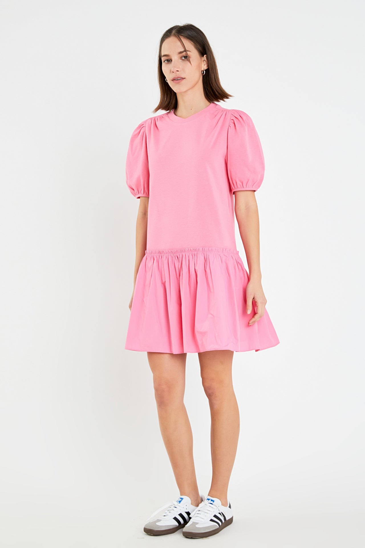 ENGLISH FACTORY - Mixed Media Mini Dress - DRESSES available at Objectrare