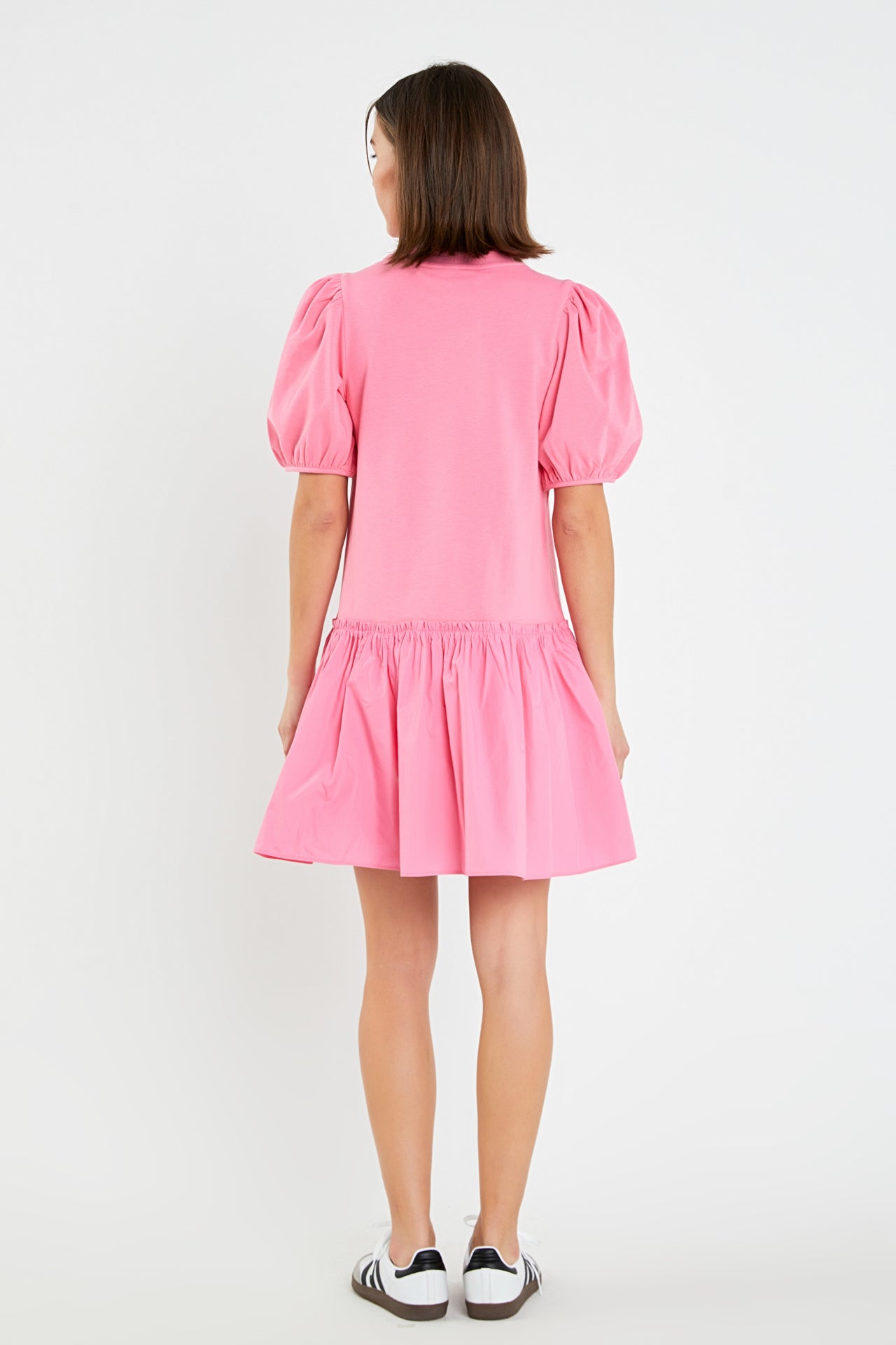 ENGLISH FACTORY - Mixed Media Mini Dress - DRESSES available at Objectrare