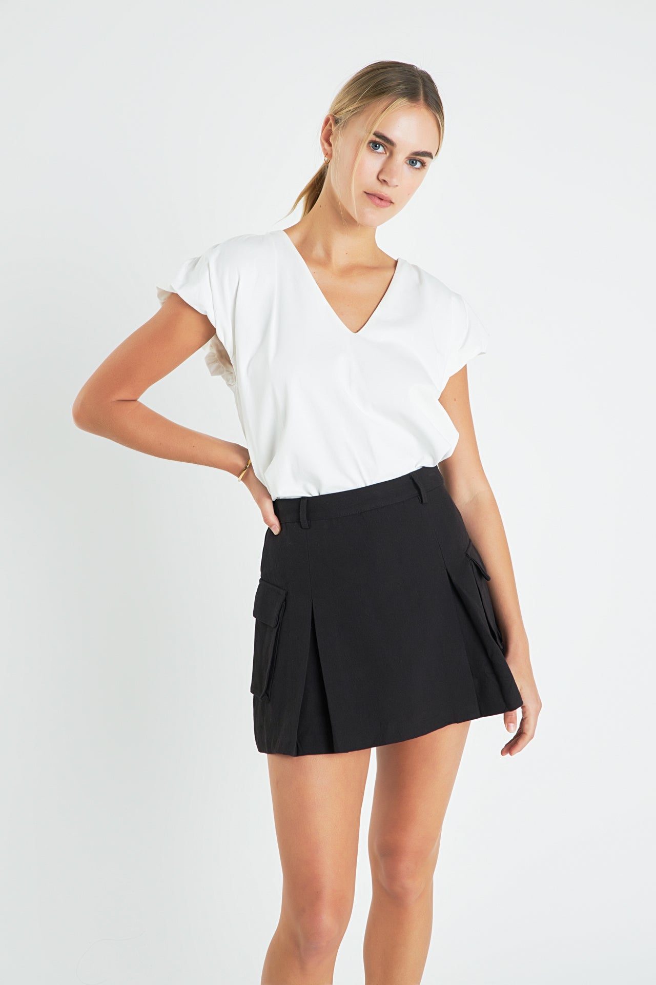 ENGLISH FACTORY - Dolman Short-Sleeve Shirt - TOPS available at Objectrare