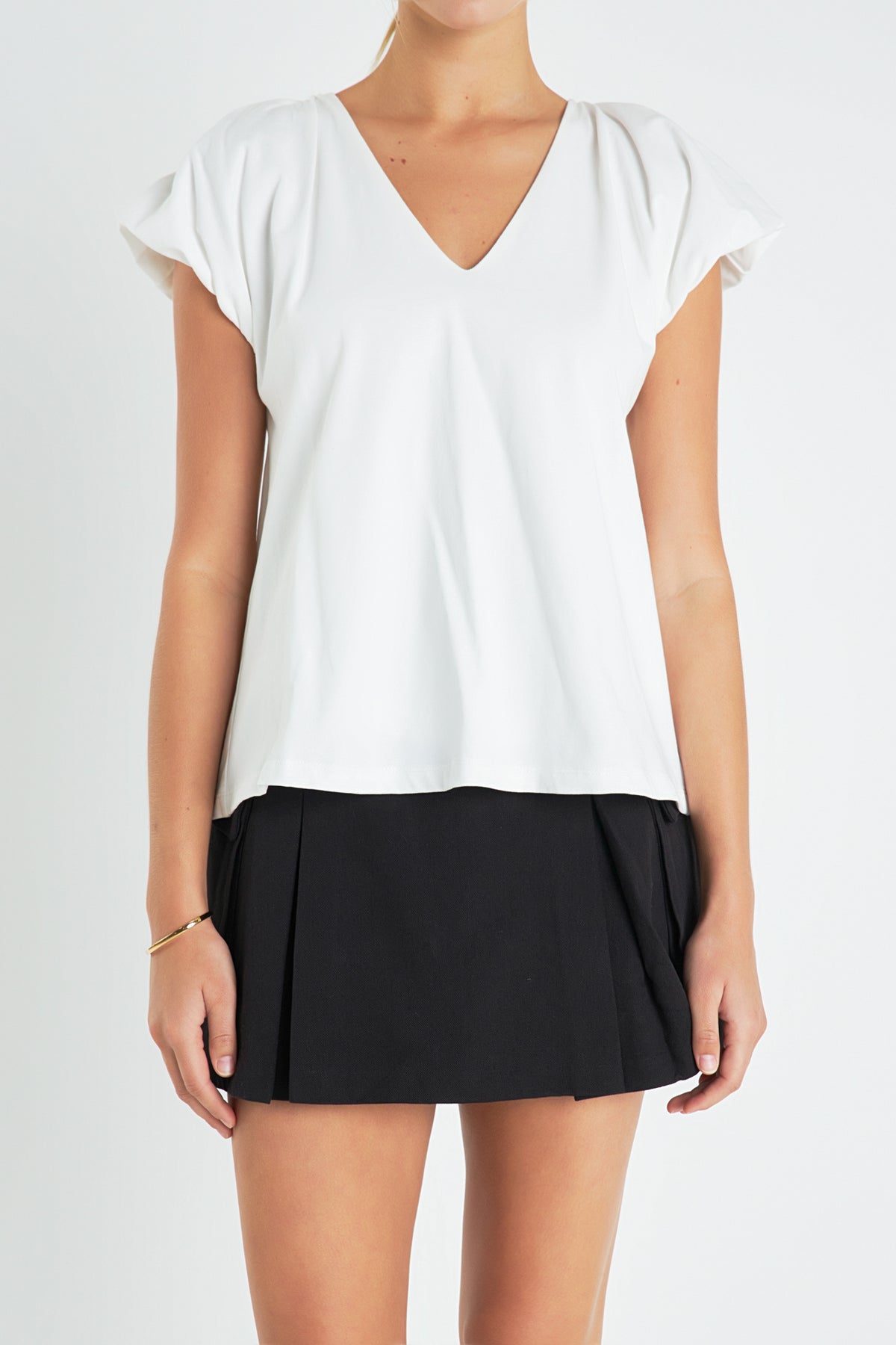 ENGLISH FACTORY - Dolman Short-Sleeve Shirt - TOPS available at Objectrare