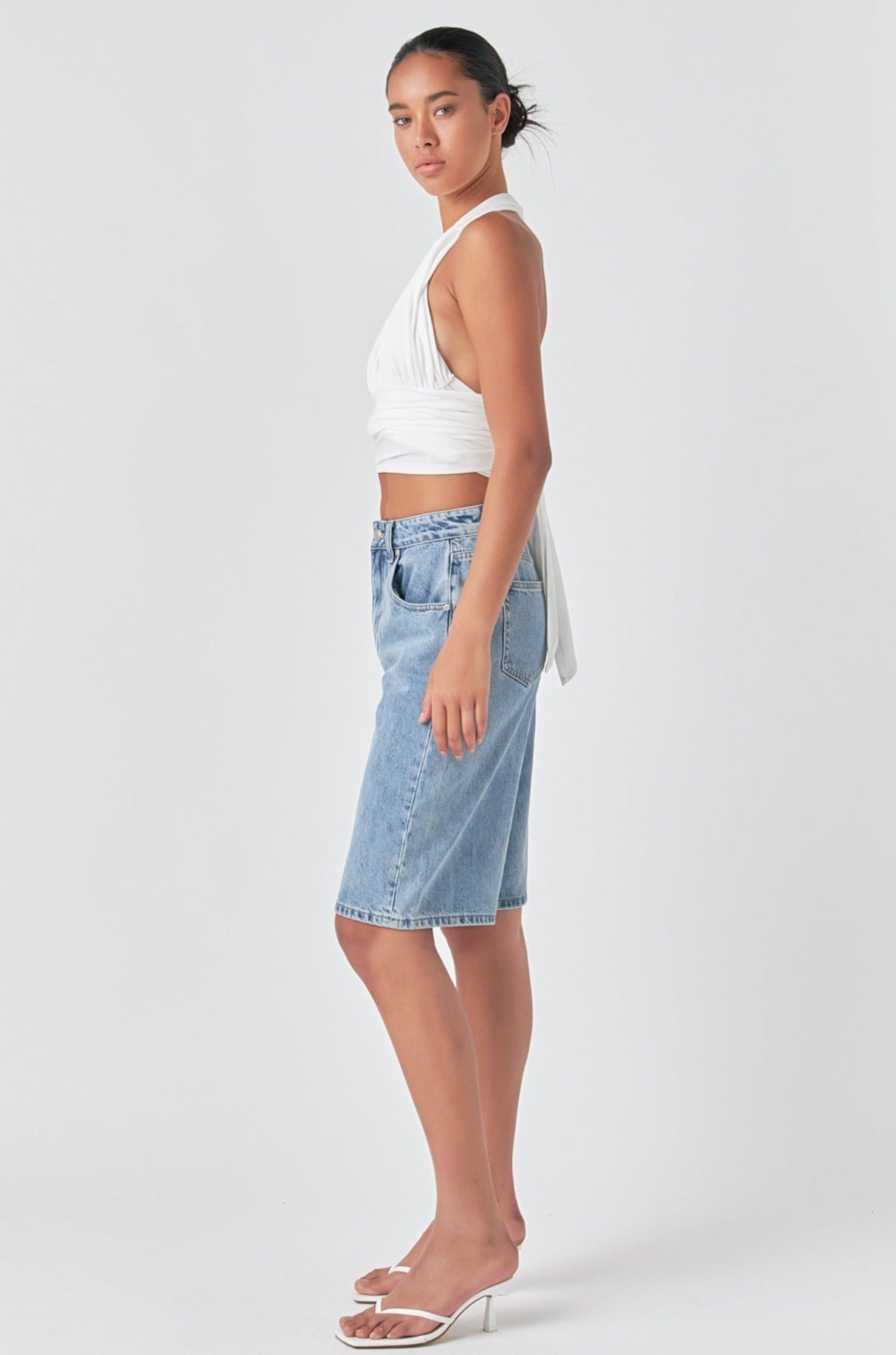 GREY LAB - Convertible Knit Strap Top - TOPS available at Objectrare