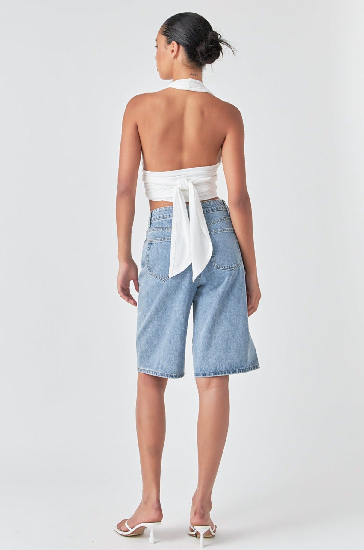 GREY LAB - Convertible Knit Strap Top - TOPS available at Objectrare