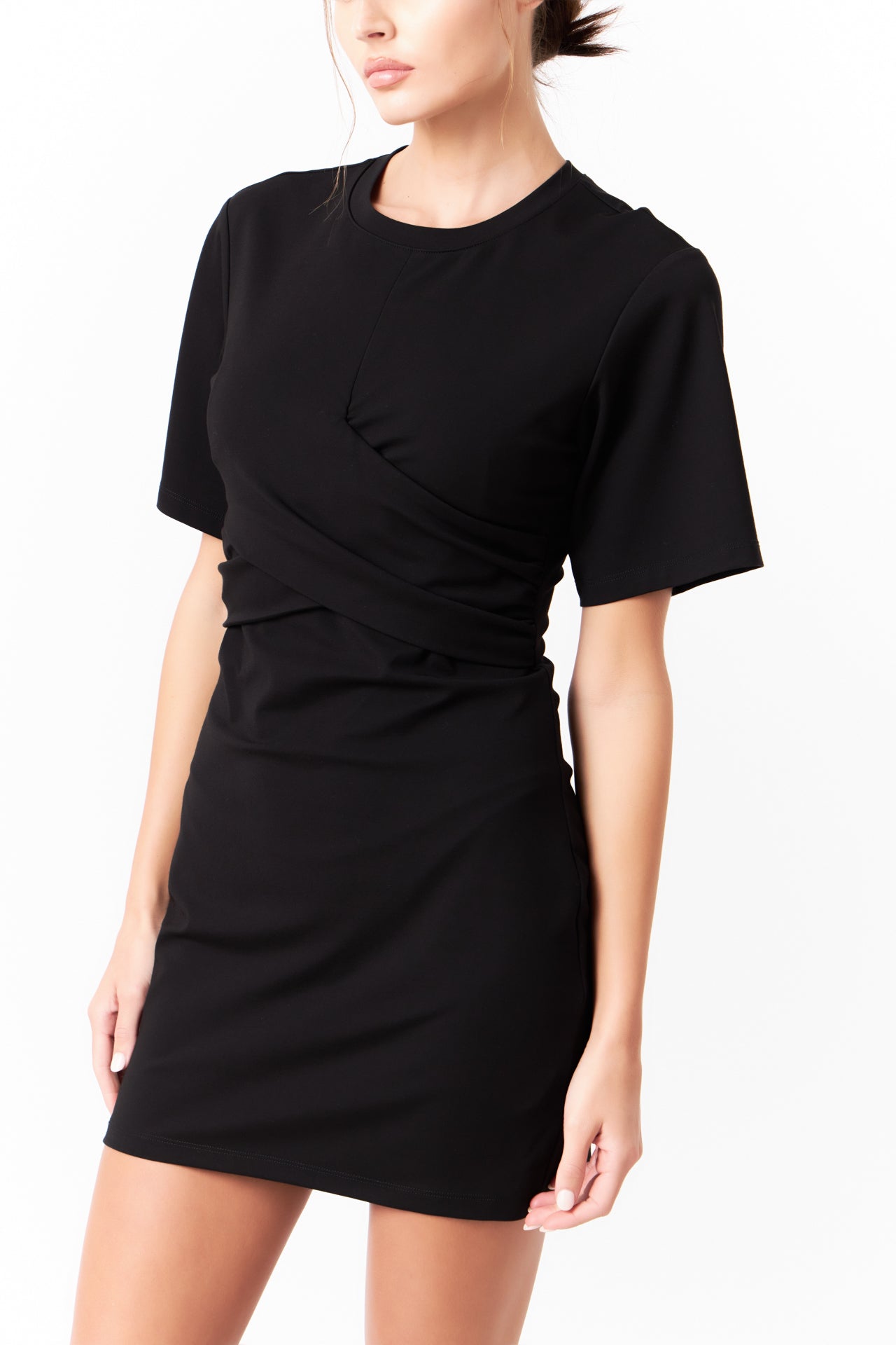 GREY LAB - Twist Detail Knit Mini Dress - DRESSES available at Objectrare