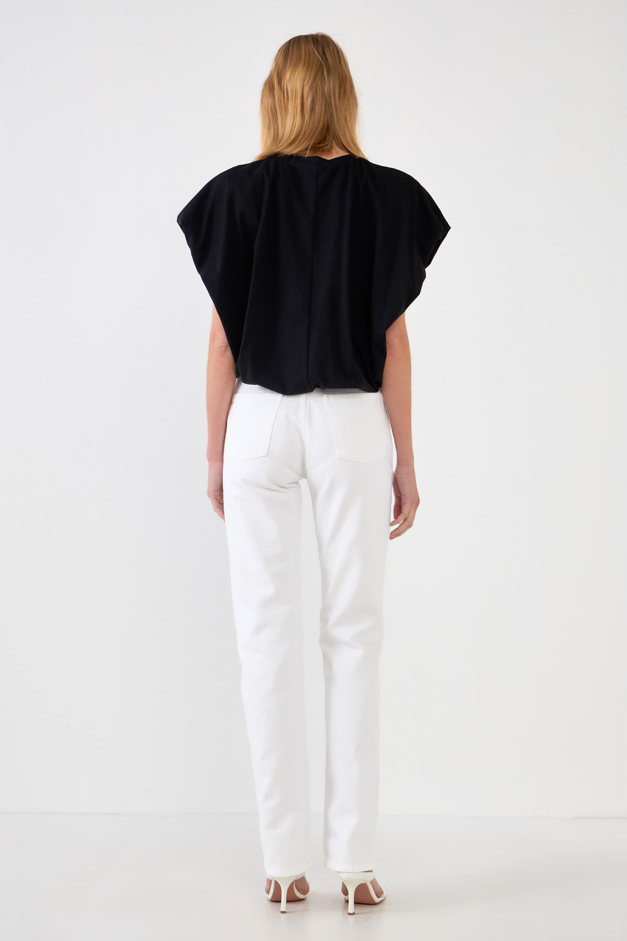 GREY LAB - Balloon Detail Knit Top - TOPS available at Objectrare