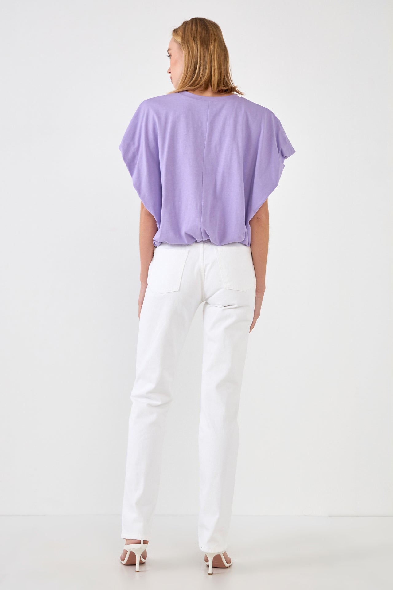 GREY LAB - Balloon Detail Knit Top - TOPS available at Objectrare