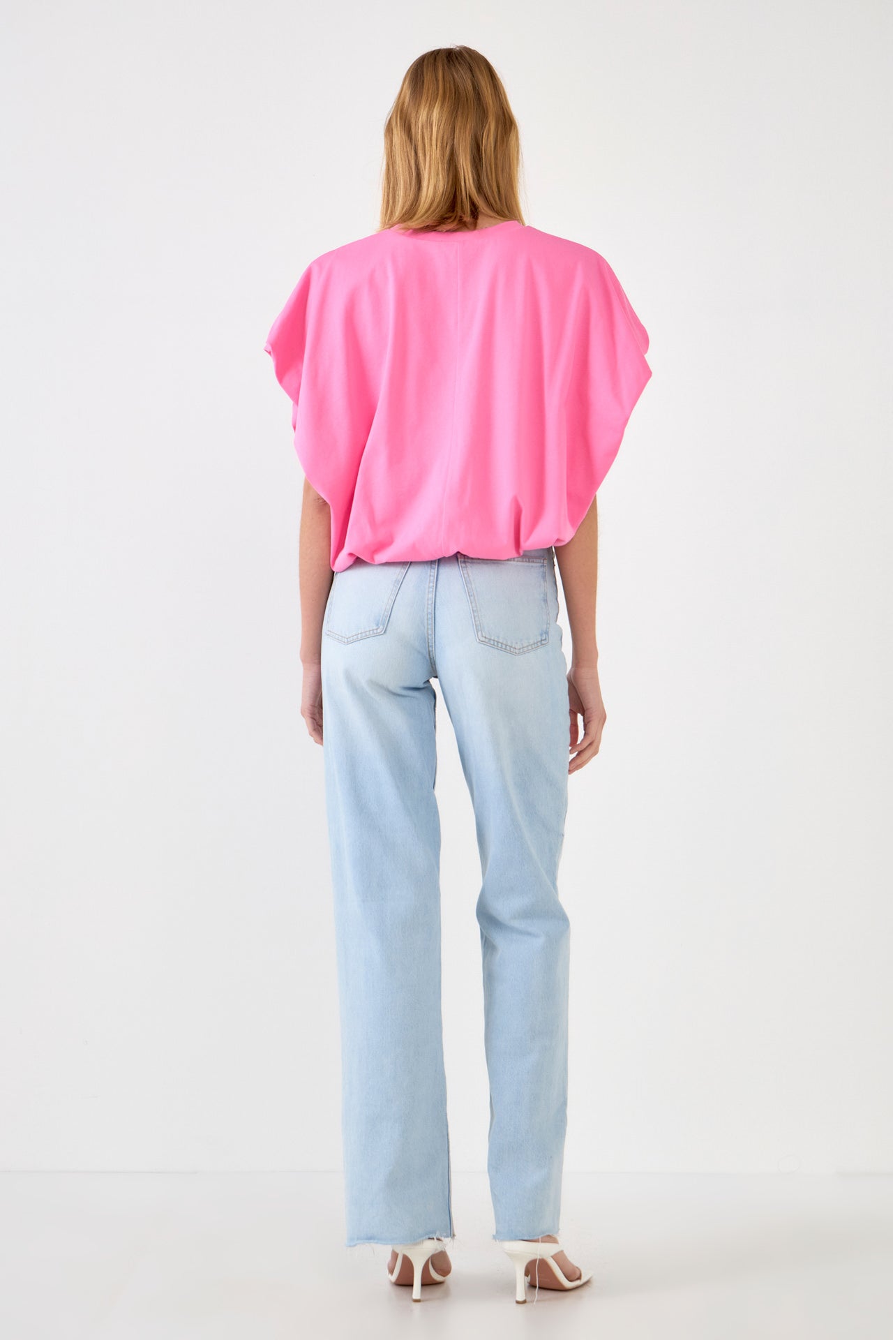 GREY LAB - Balloon Detail Knit Top - TOPS available at Objectrare