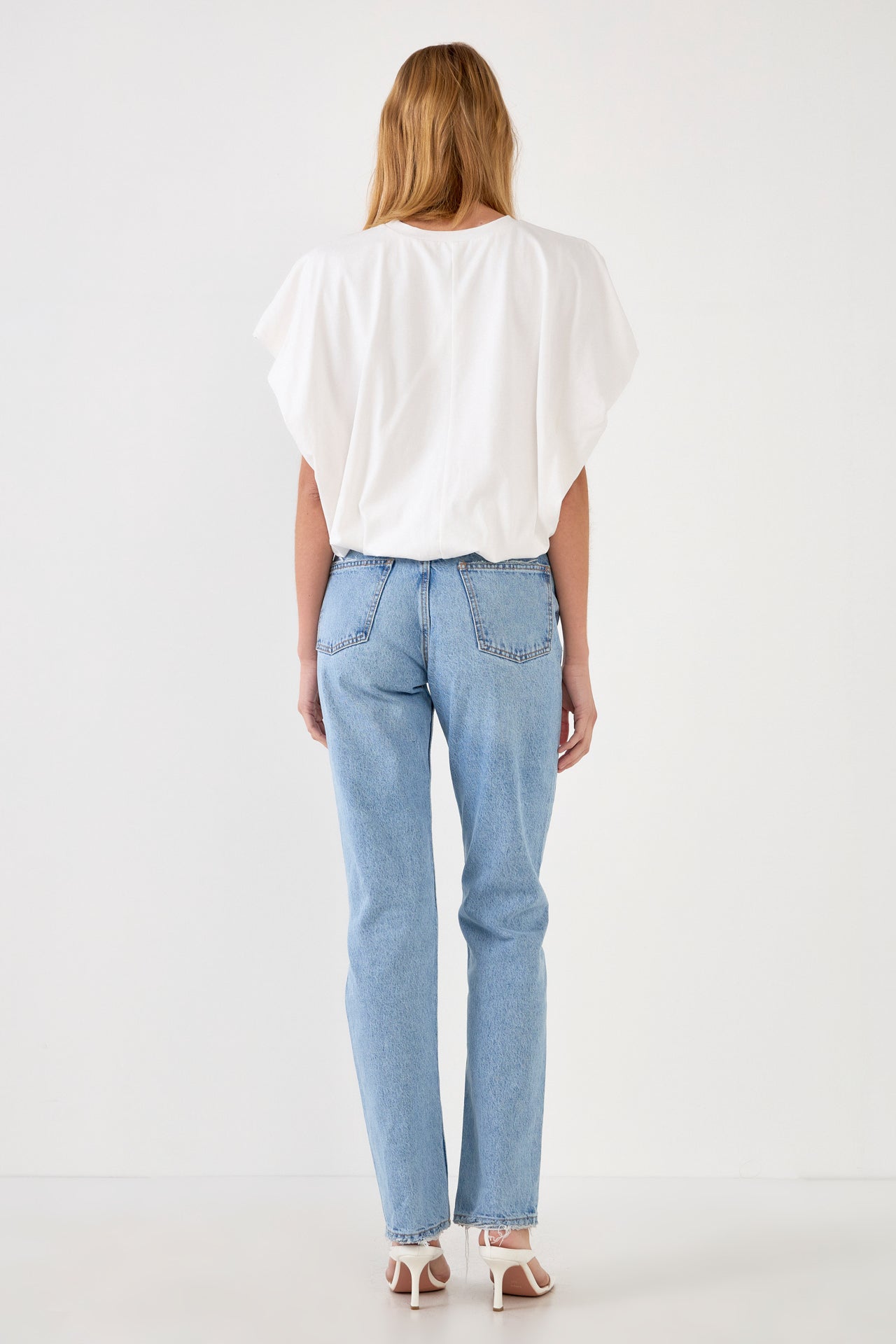 GREY LAB - Balloon Detail Knit Top - TOPS available at Objectrare