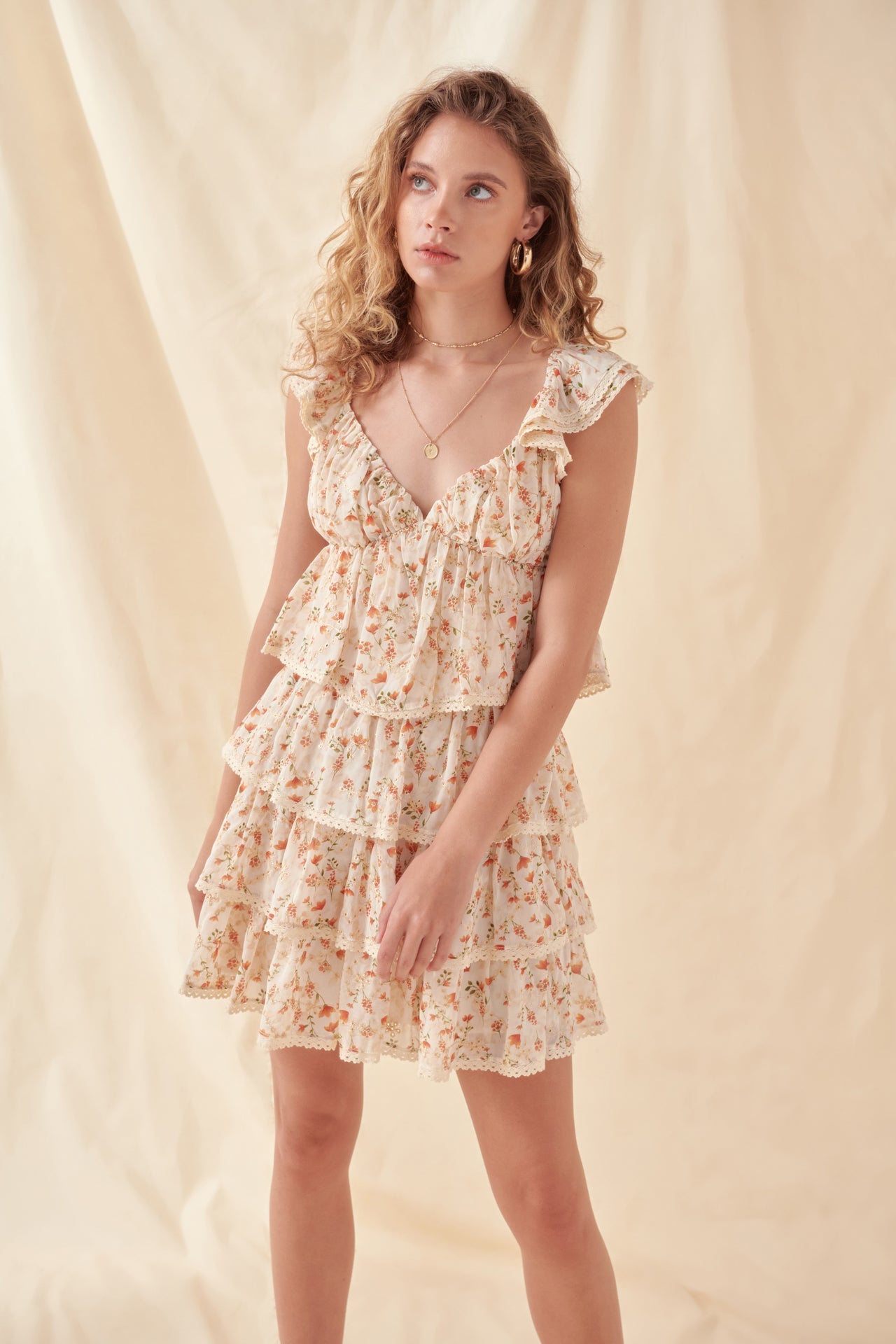 FREE THE ROSES - Ruffle Sleeve Sweetheart Neckline Top - TOPS available at Objectrare