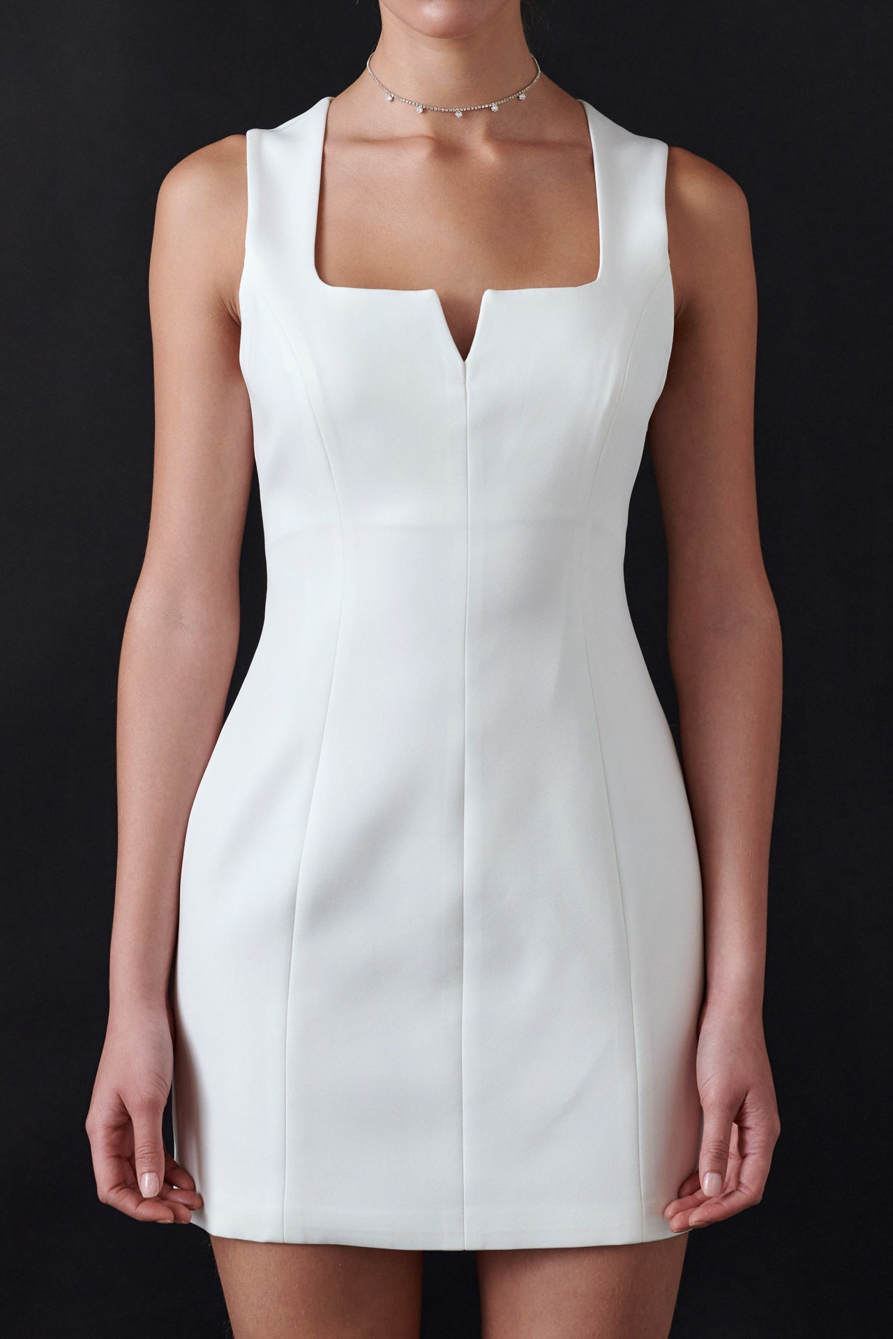 ENDLESS ROSE - Structured Mini Dress - DRESSES available at Objectrare