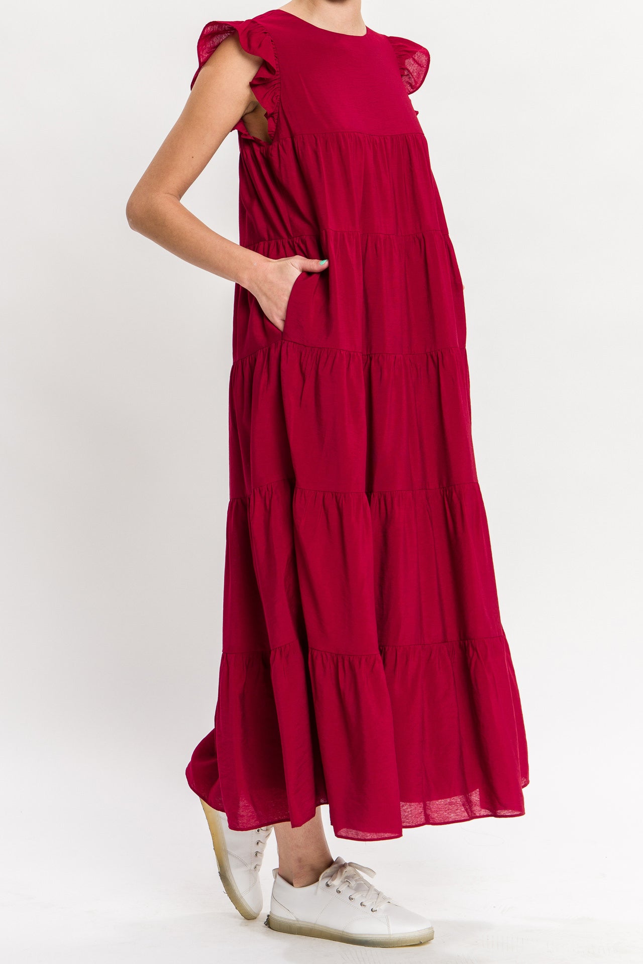ENGLISH FACTORY - Tiered Maxi Dress - DRESSES available at Objectrare