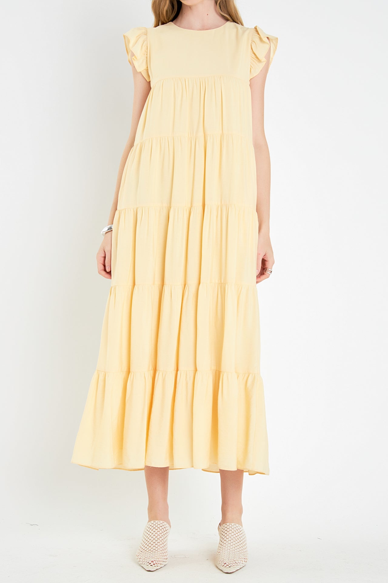 ENGLISH FACTORY - Tiered Maxi Dress - DRESSES available at Objectrare