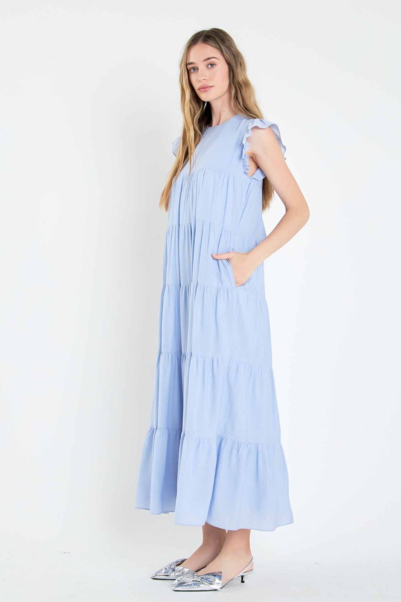 ENGLISH FACTORY - Tiered Maxi Dress - DRESSES available at Objectrare