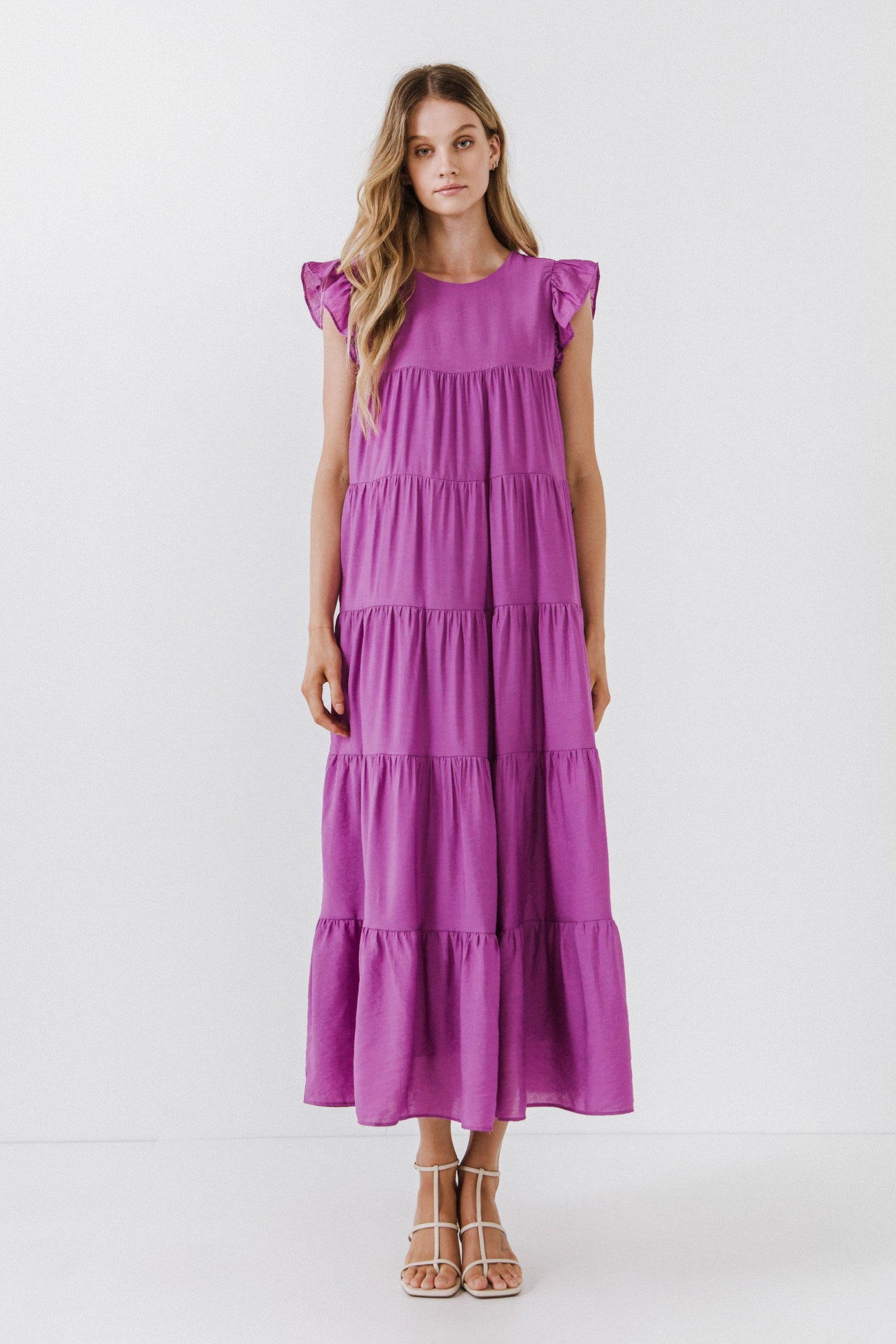 ENGLISH FACTORY - Tiered Maxi Dress - DRESSES available at Objectrare