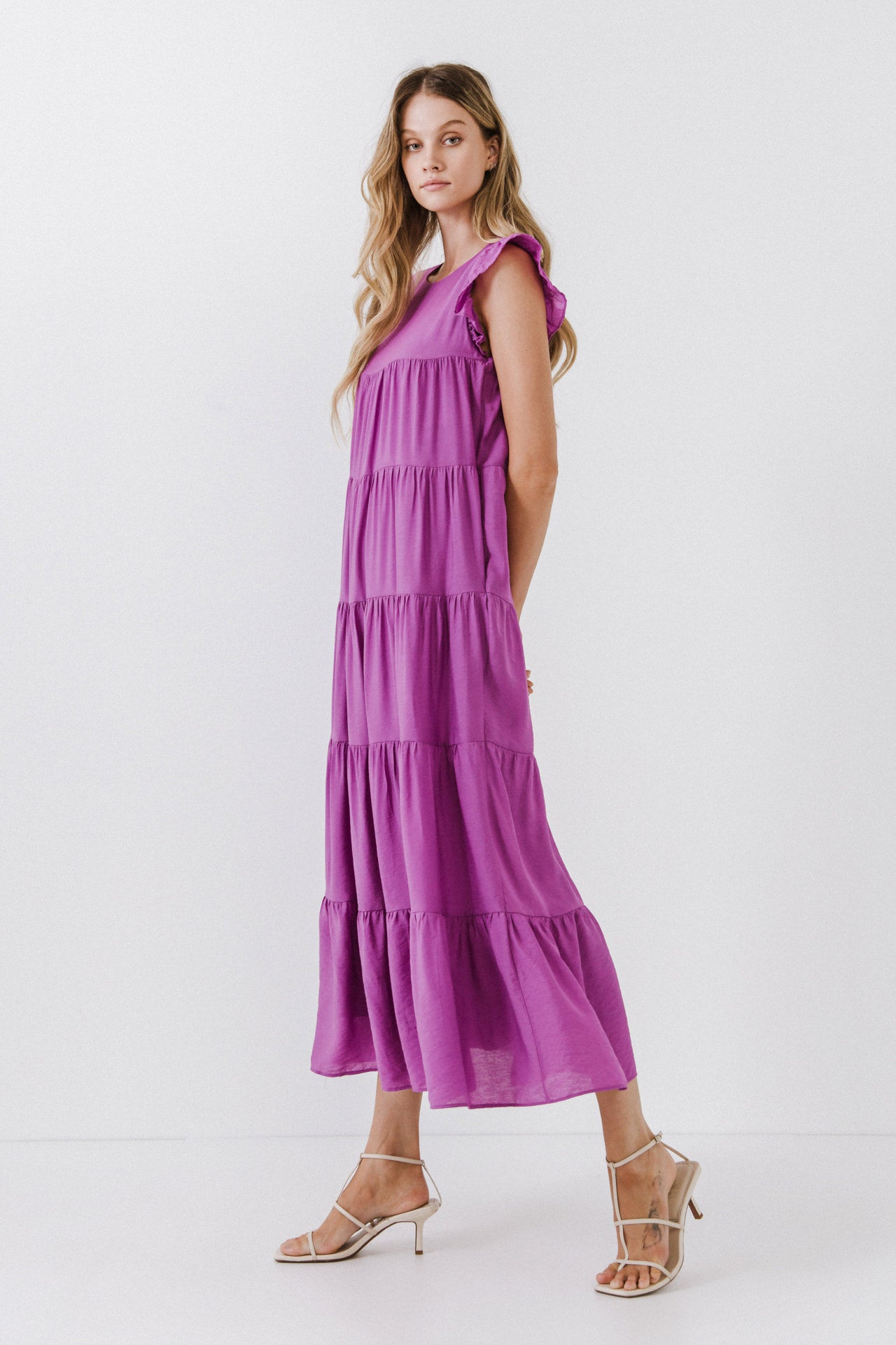 ENGLISH FACTORY - Tiered Maxi Dress - DRESSES available at Objectrare
