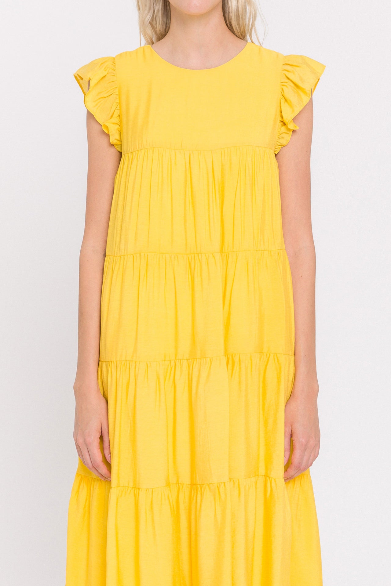 LA'VEN - Ruffle Tiered Maxi Dress - DRESSES available at Objectrare