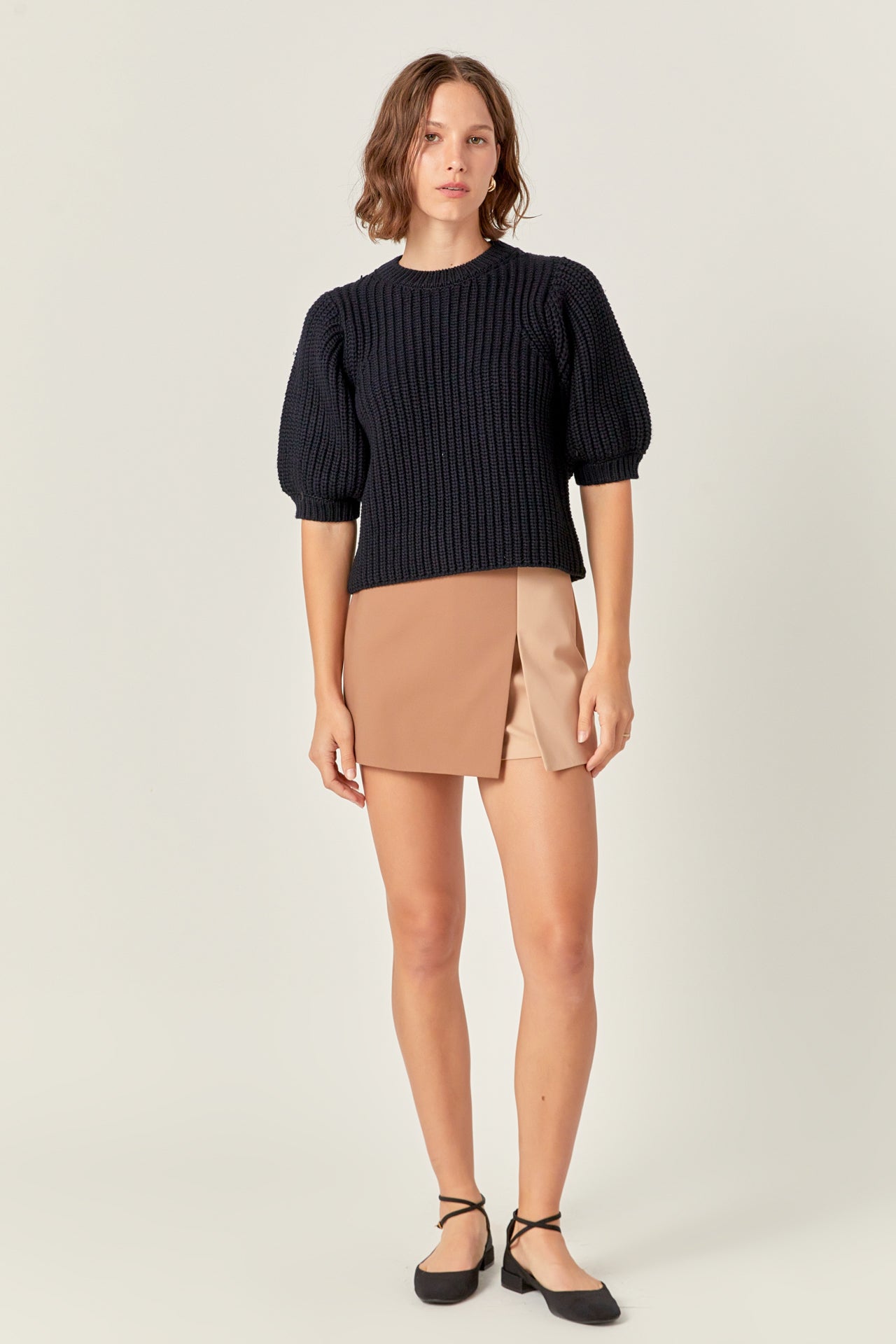 ENGLISH FACTORY - Colorblock High-Rise Skort - SKORTS available at Objectrare