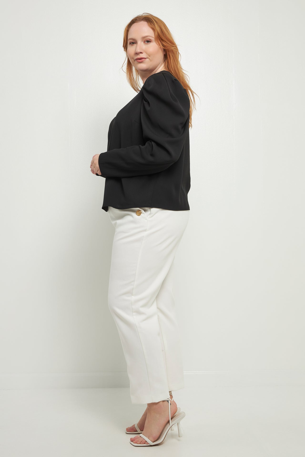 ENGLISH FACTORY - Puff Long Sleeve Top - TOPS available at Objectrare