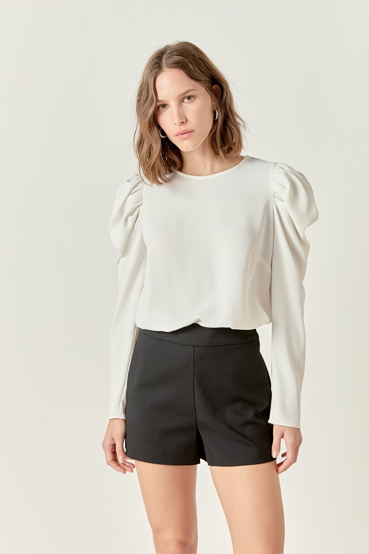 ENGLISH FACTORY - Puff Long Sleeve Top - TOPS available at Objectrare
