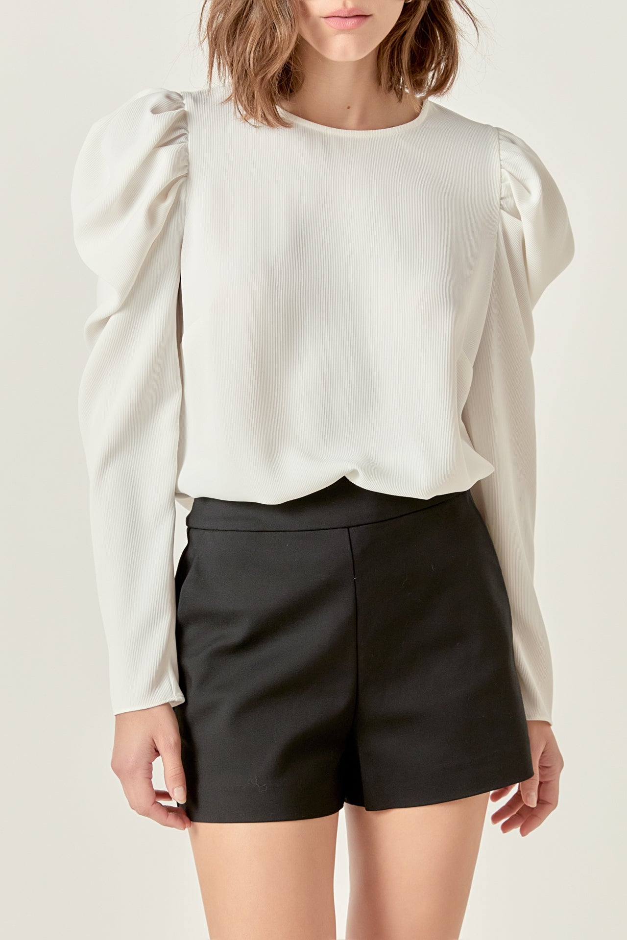 ENGLISH FACTORY - Puff Long Sleeve Top - TOPS available at Objectrare