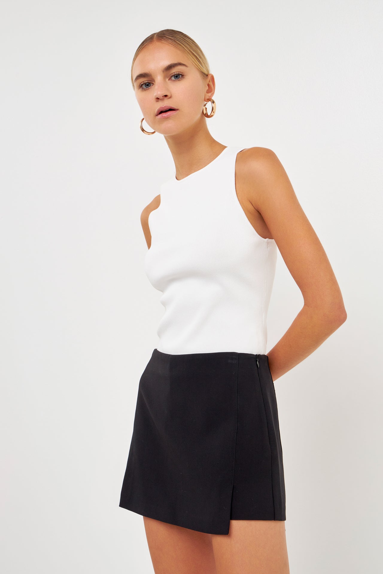 ENDLESS ROSE - High-Waisted Skort - SKORTS available at Objectrare