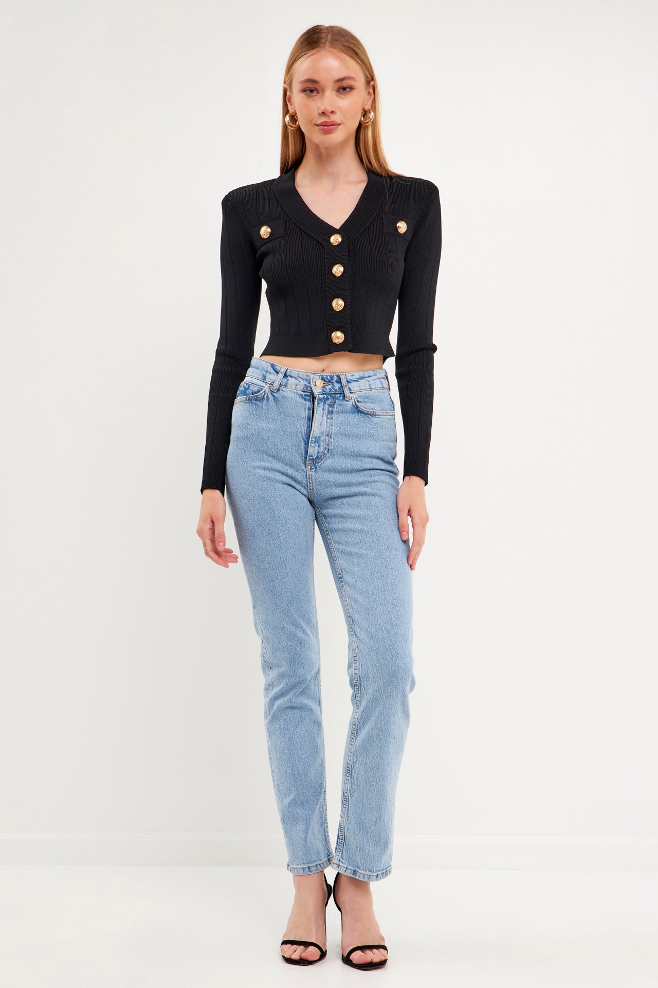 ENDLESS ROSE - Cropped Cardigan - SWEATERS & KNITS available at Objectrare