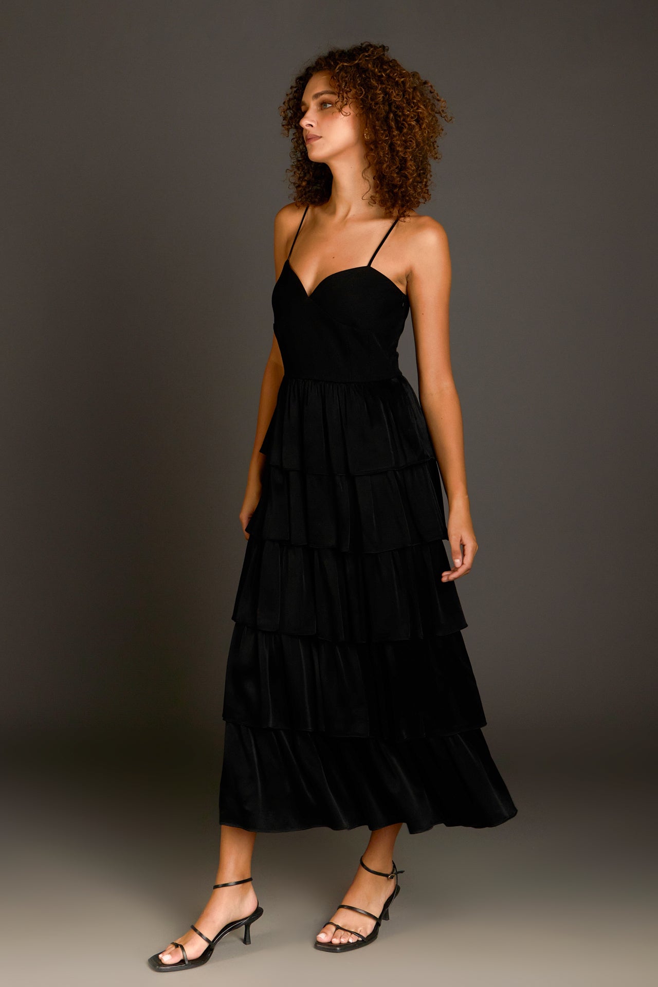 ENDLESS ROSE - Mixed Media Maxi Dress - DRESSES available at Objectrare