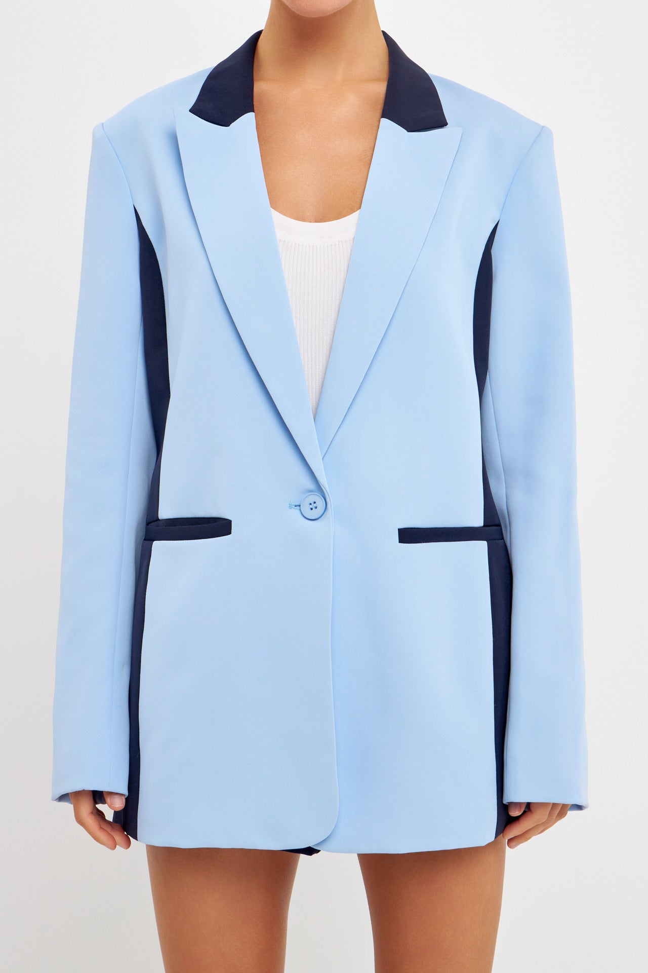 ENDLESS ROSE - Colorblock Blazer - BLAZERS available at Objectrare