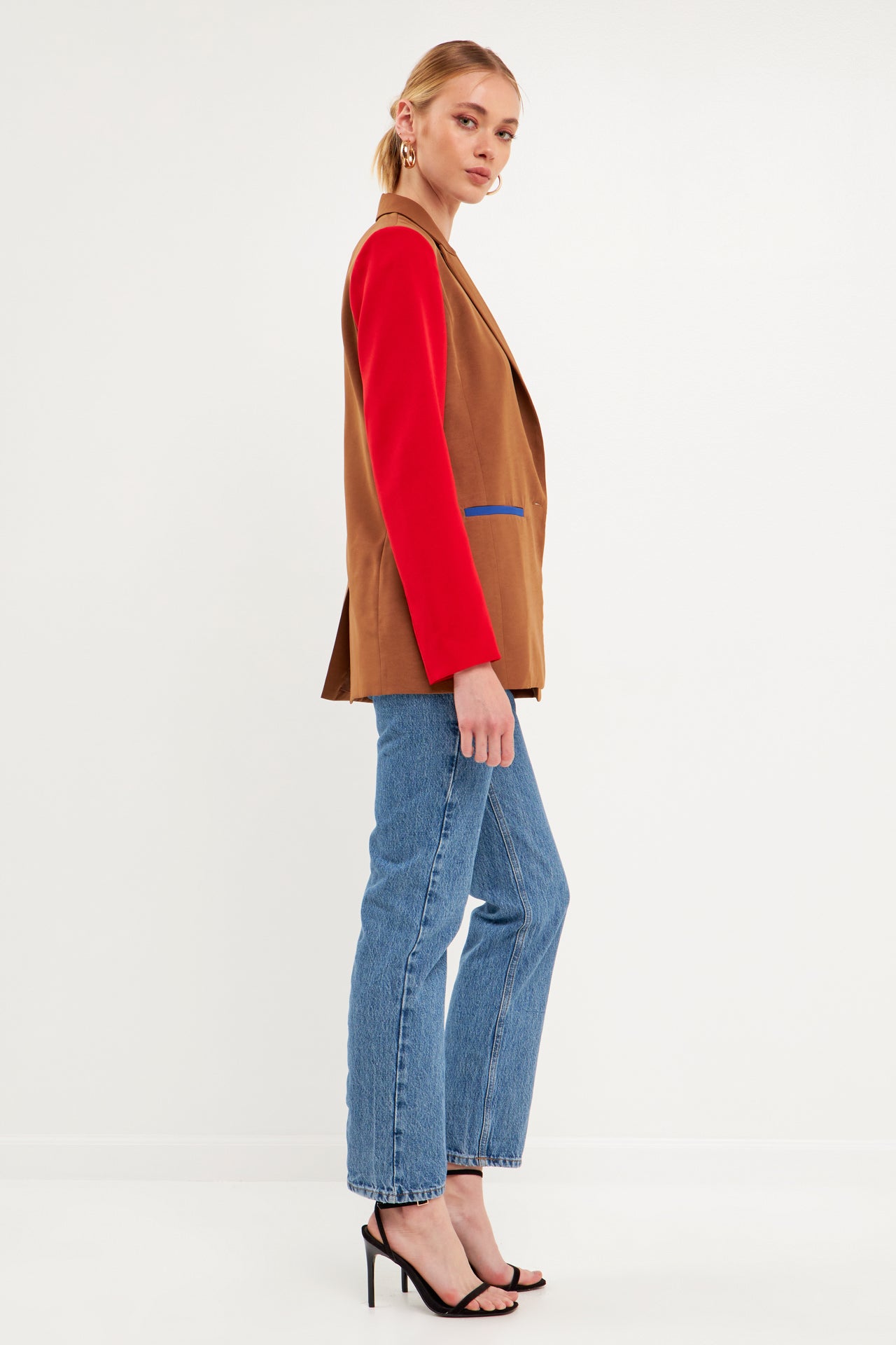 ENDLESS ROSE - Multi Colorblock Blazer - BLAZERS available at Objectrare