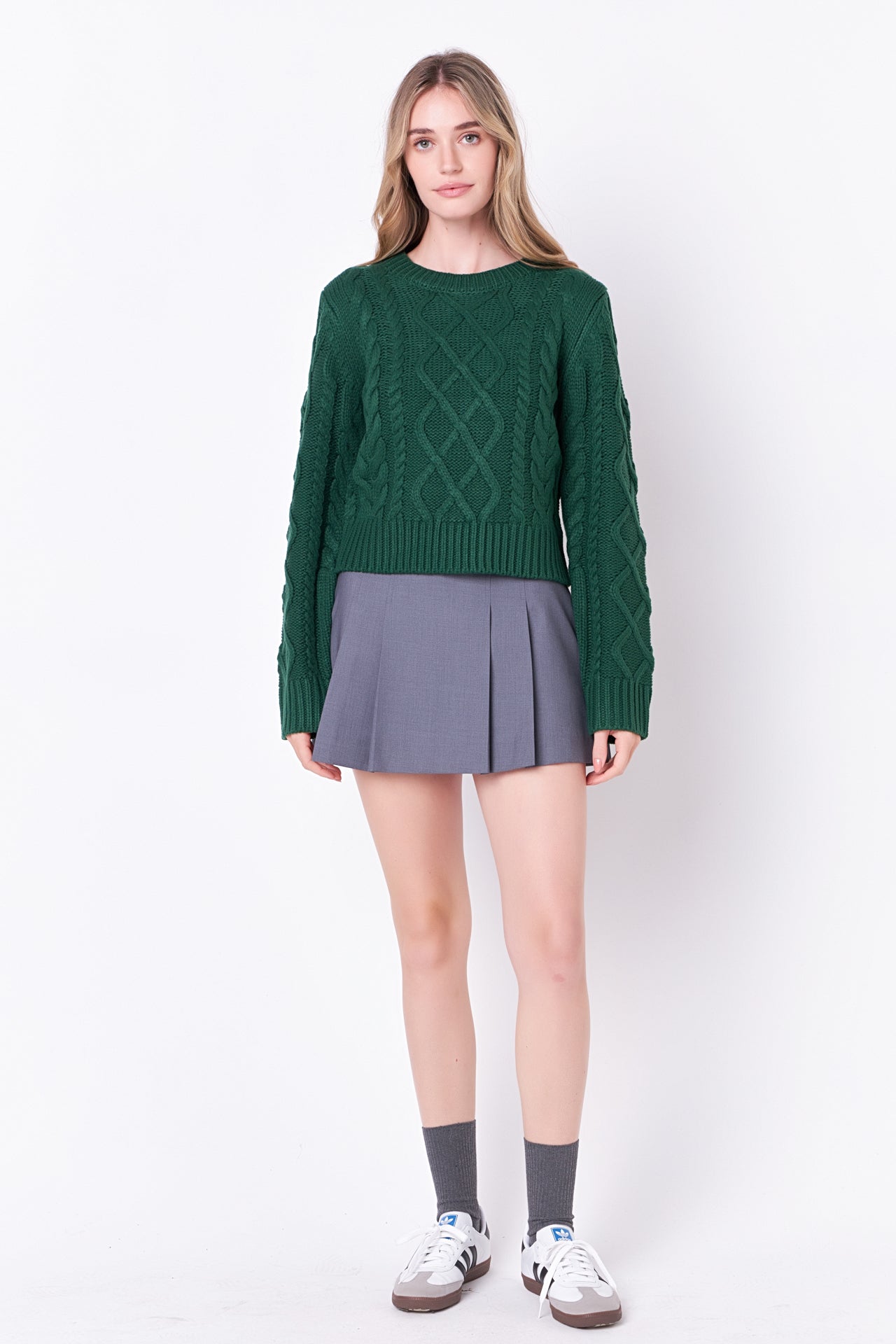 ENGLISH FACTORY - Cable-Knit Sweater - SWEATERS & KNITS available at Objectrare