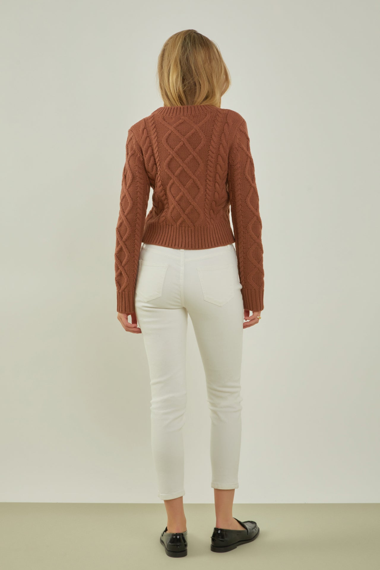 ENGLISH FACTORY - Cable-Knit Sweater - SWEATERS & KNITS available at Objectrare