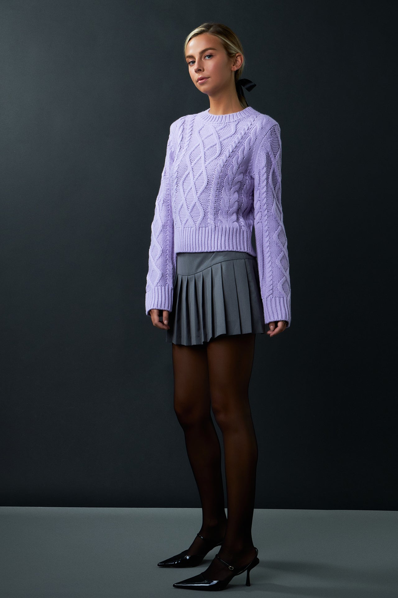 ENGLISH FACTORY - Cable-Knit Sweater - SWEATERS & KNITS available at Objectrare