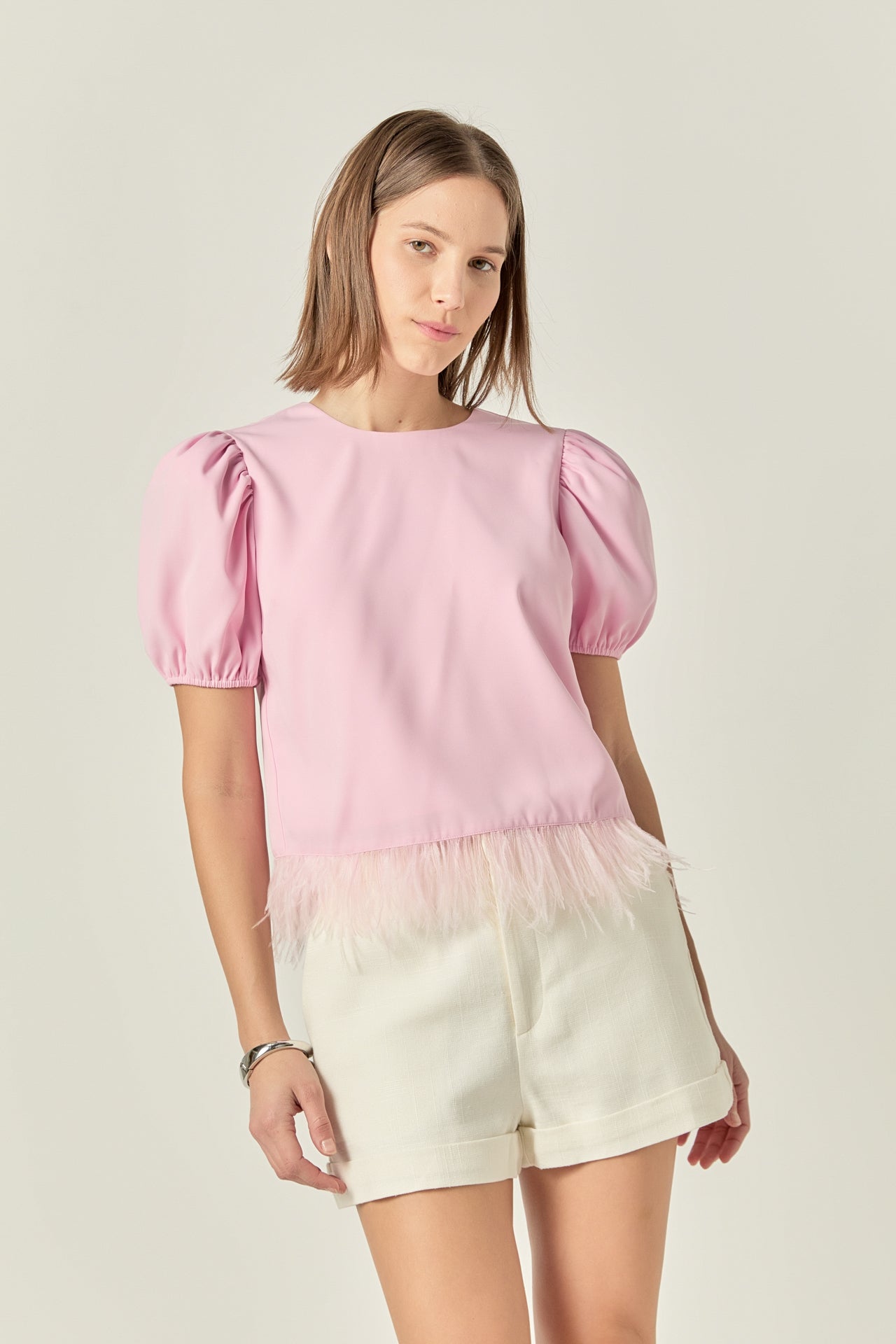 ENGLISH FACTORY - Feather Edge Top - TOPS available at Objectrare