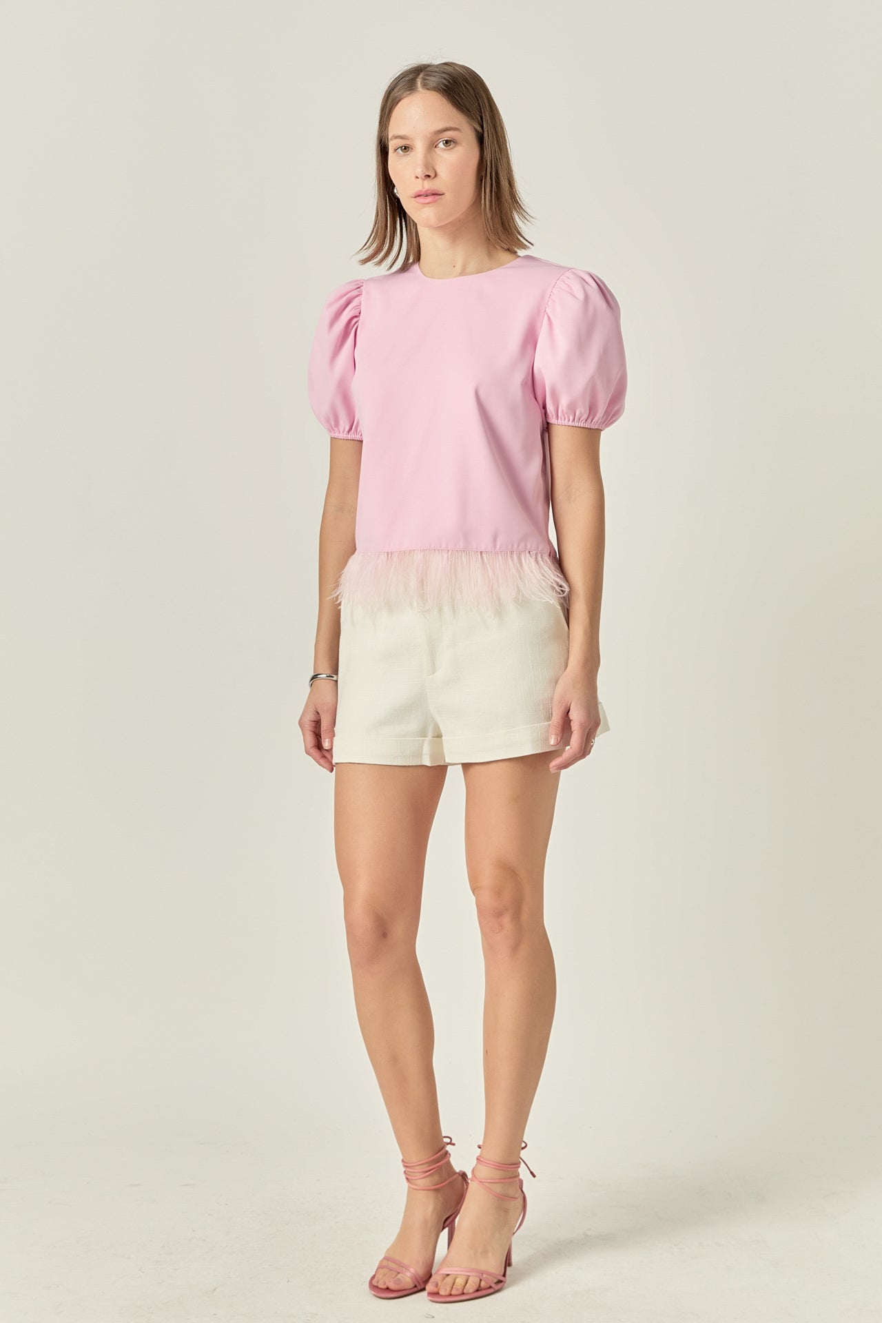 ENGLISH FACTORY - Feather Edge Top - TOPS available at Objectrare