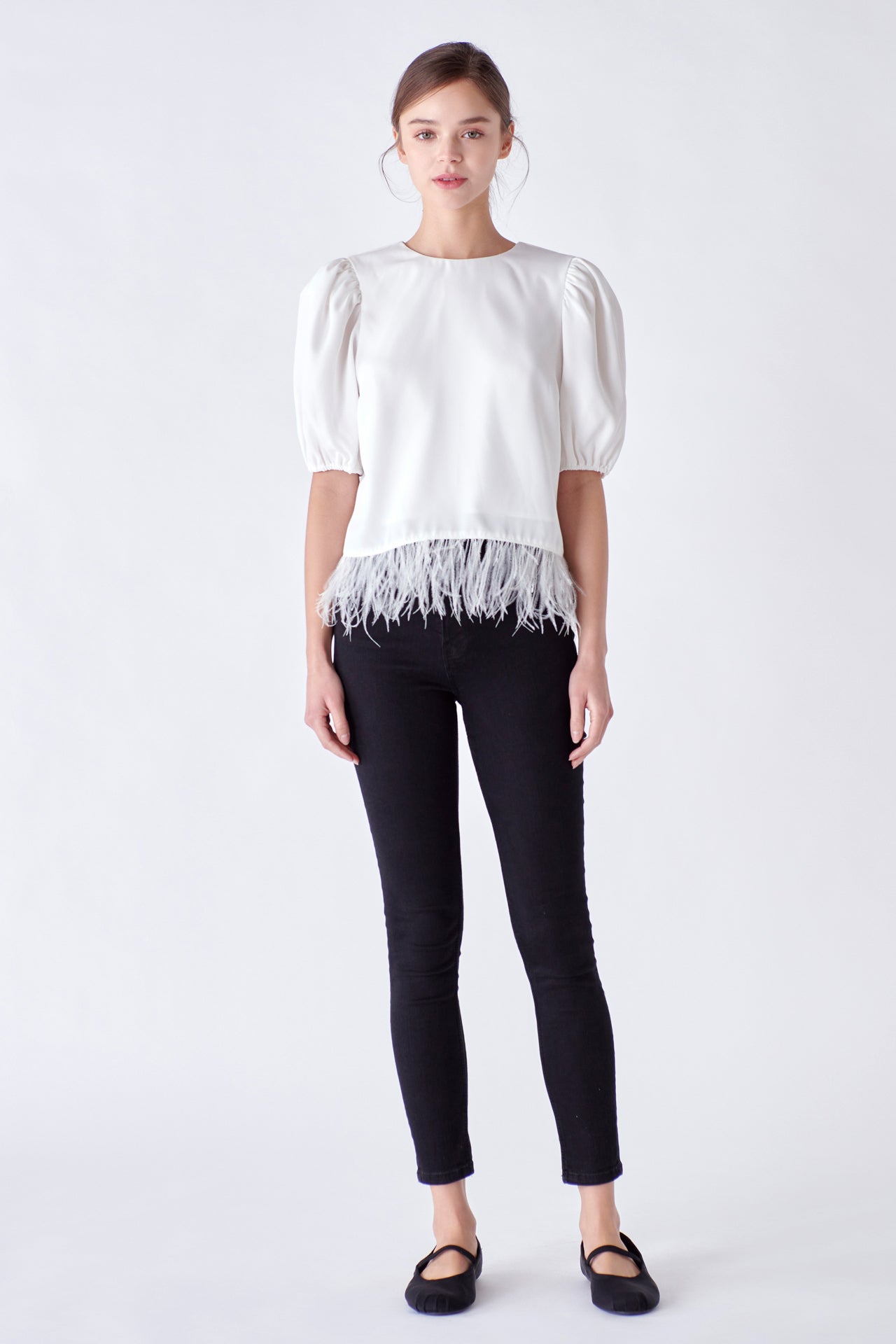 ENGLISH FACTORY - Feather Edge Top - TOPS available at Objectrare