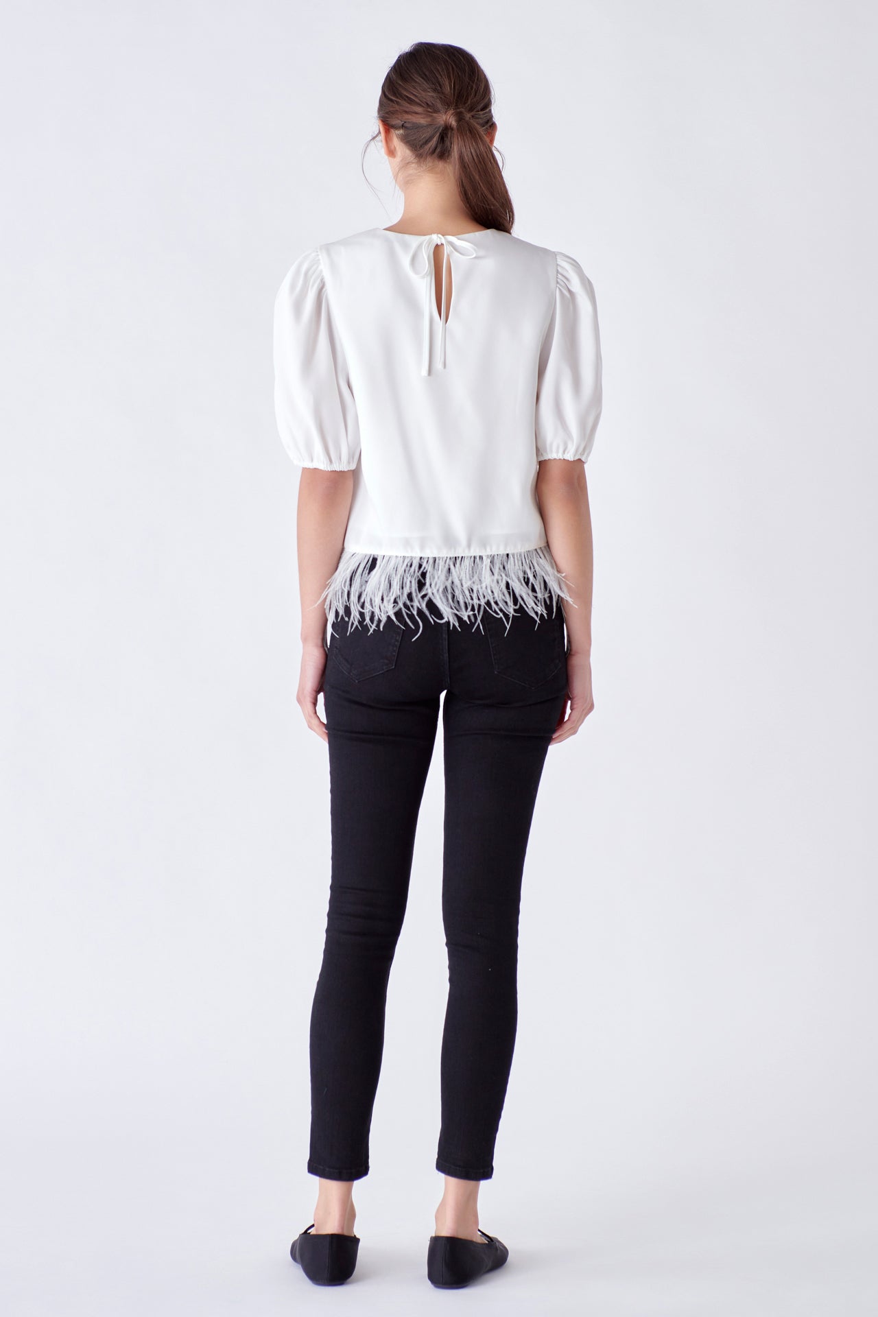 ENGLISH FACTORY - Feather Edge Top - TOPS available at Objectrare