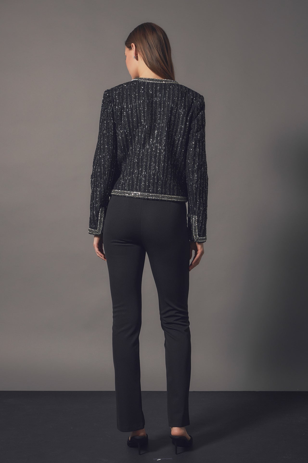 ENDLESS ROSE - Premium Cropped Jacket - JACKETS available at Objectrare