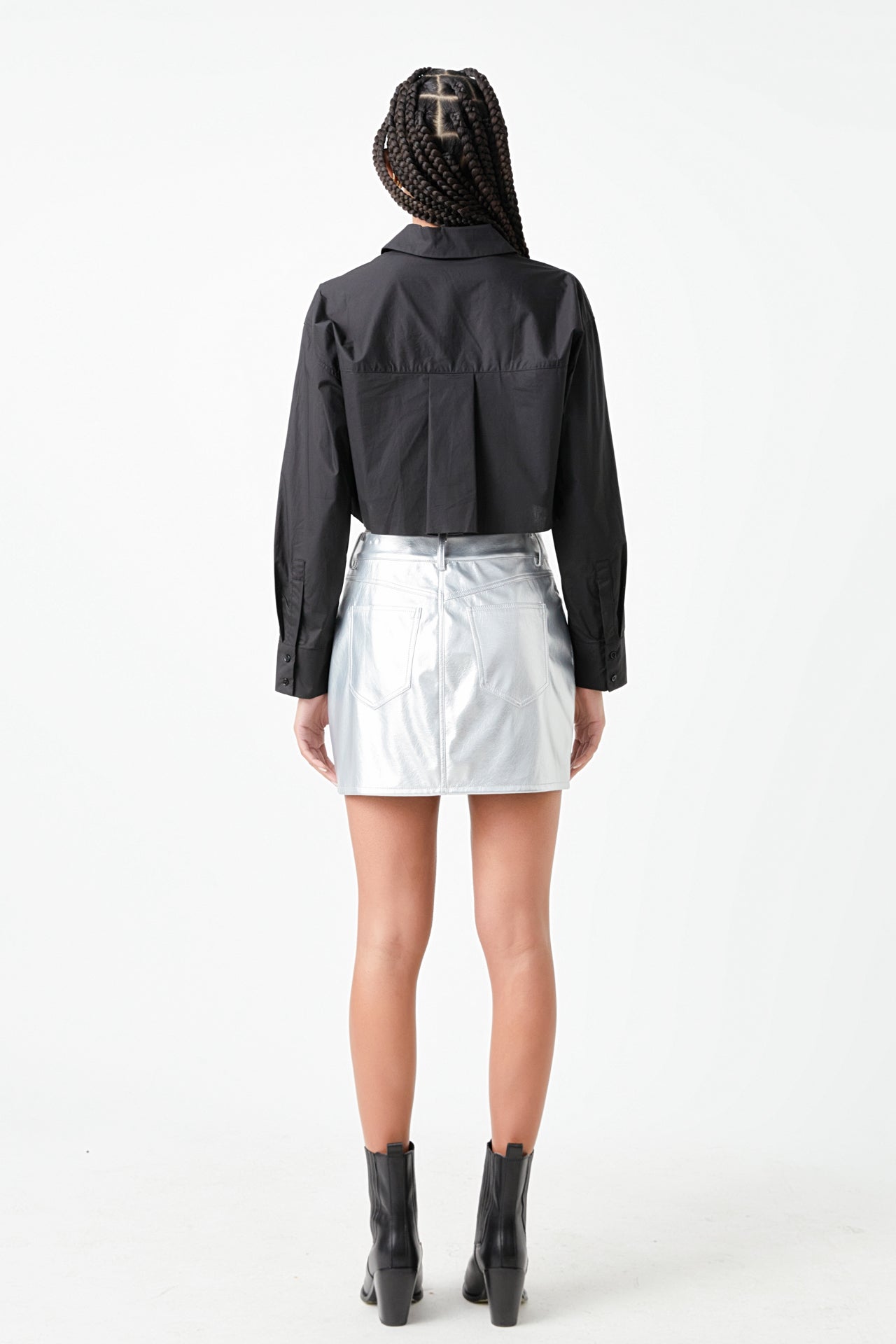 GREY LAB - Raw Edge Cropped Shirts - SHIRTS & BLOUSES available at Objectrare