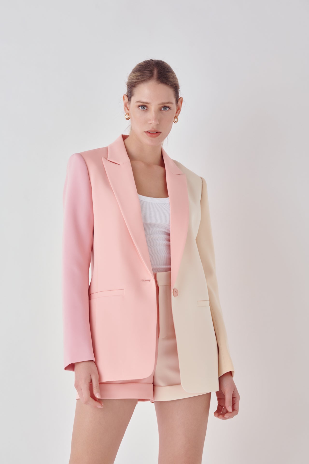 ENDLESS ROSE - Colorblock Blazer - BLAZERS available at Objectrare