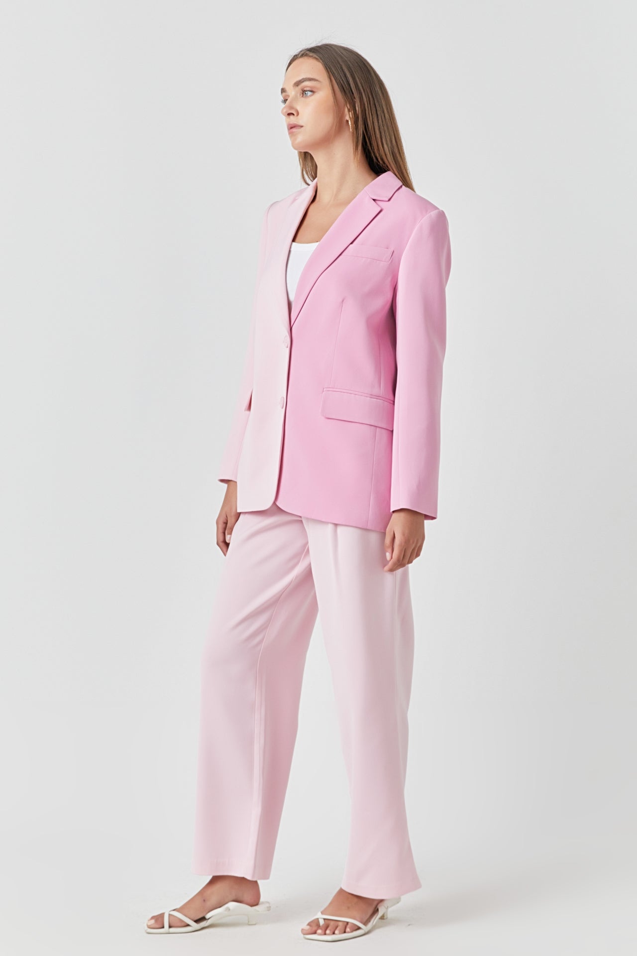 ENDLESS ROSE - Duo Color Block Blazer - BLAZERS available at Objectrare